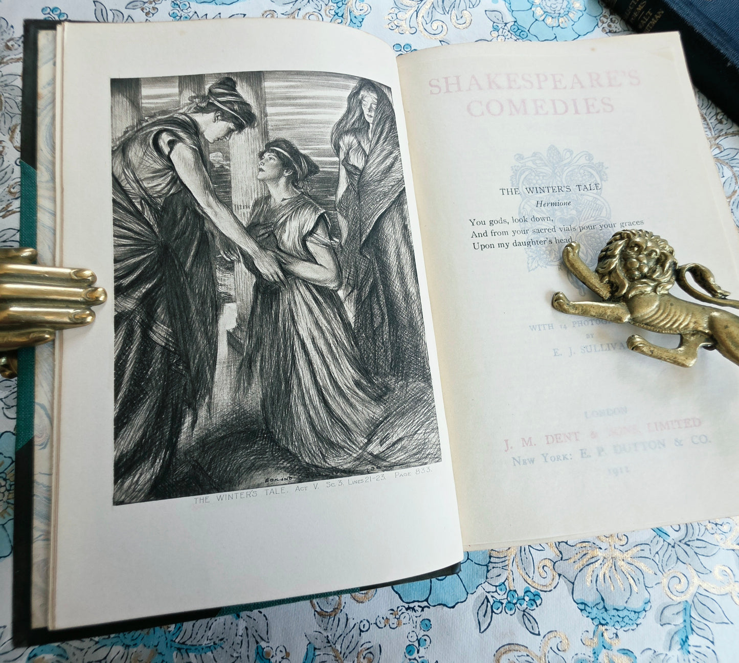 1911 Shakespeare's Comedies - Illustrated Antique Book