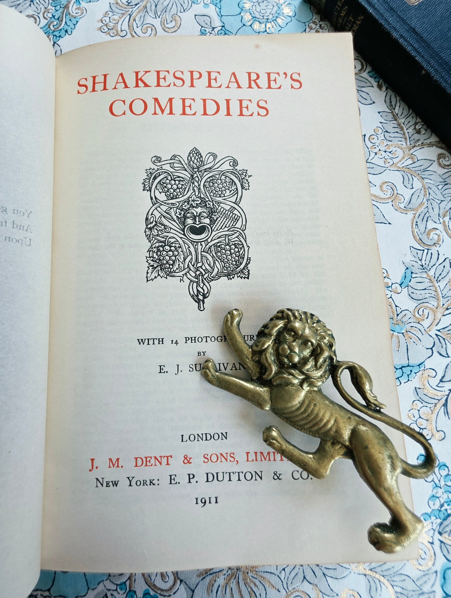 1911 Shakespeare's Comedies - Illustrated Antique Book