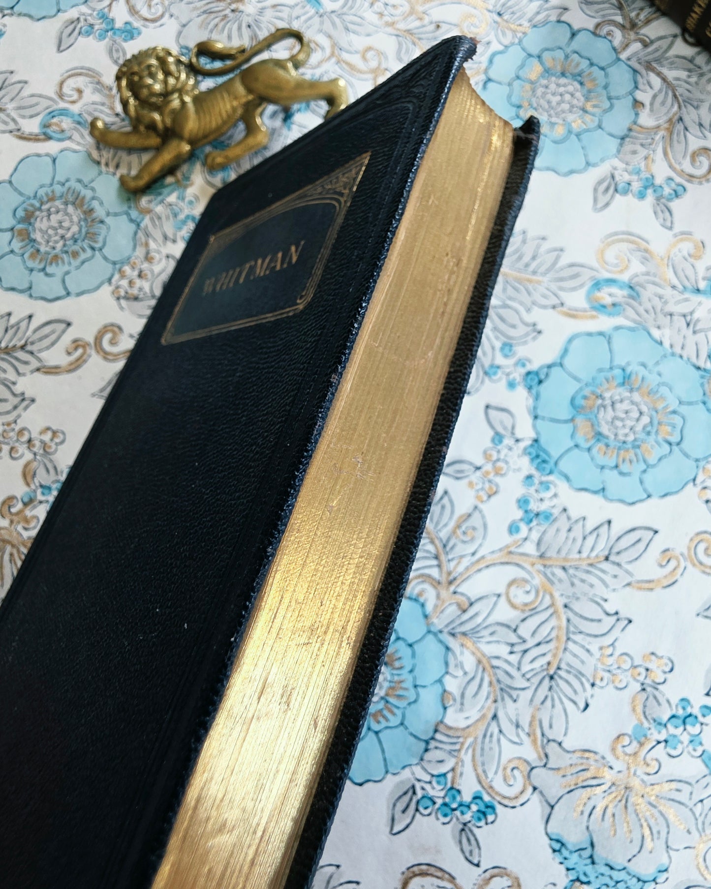 1929 Walt Whitman - Leaves of Grass - Vintage Pocket Sized Book