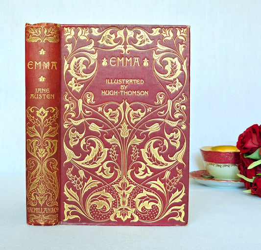 1896 Emma by Jane Austen - Illustrated Antique Book