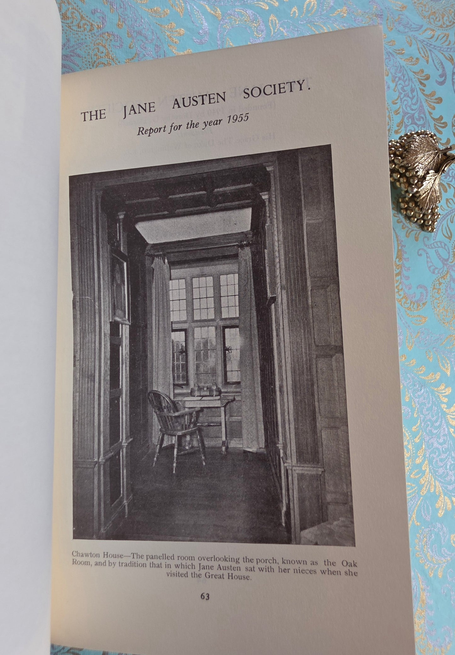 1949-1965 Collected Reports of the Jane Austen Society - Vintage Illustrated Book
