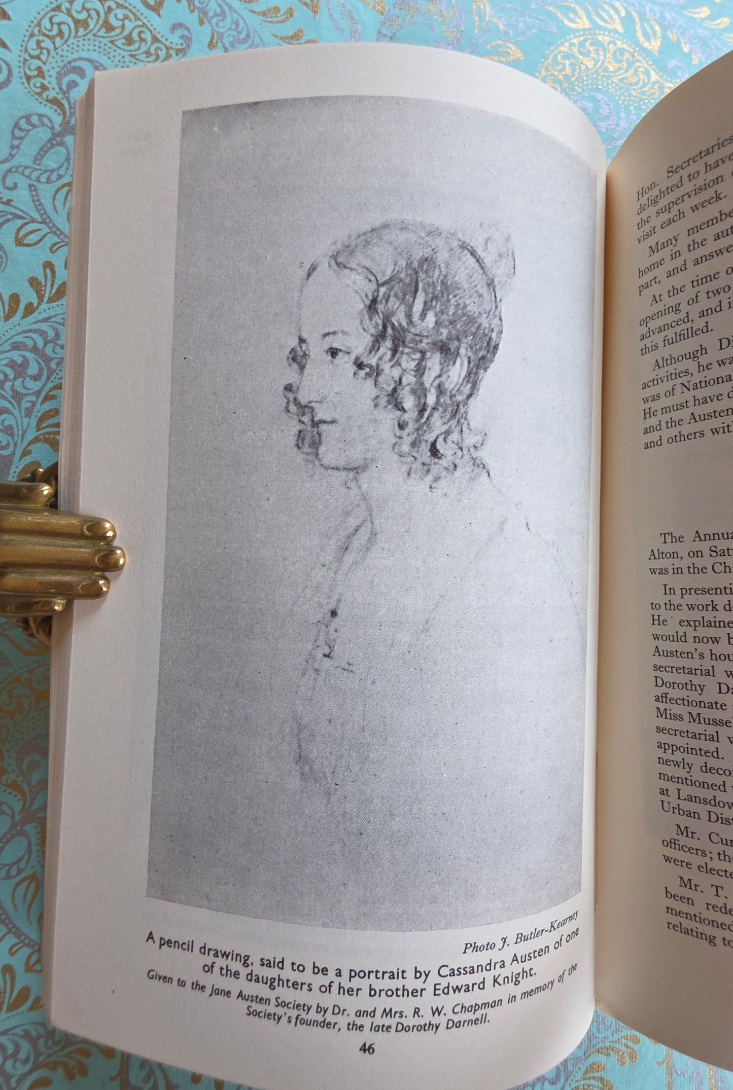 1949-1965 Collected Reports of the Jane Austen Society - Vintage Illustrated Book