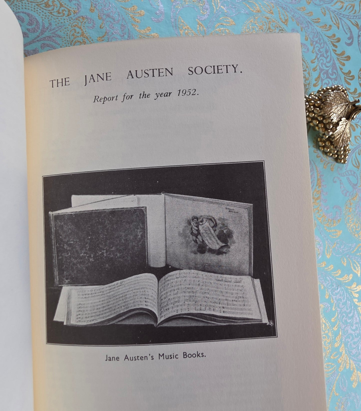 1949-1965 Collected Reports of the Jane Austen Society - Vintage Illustrated Book