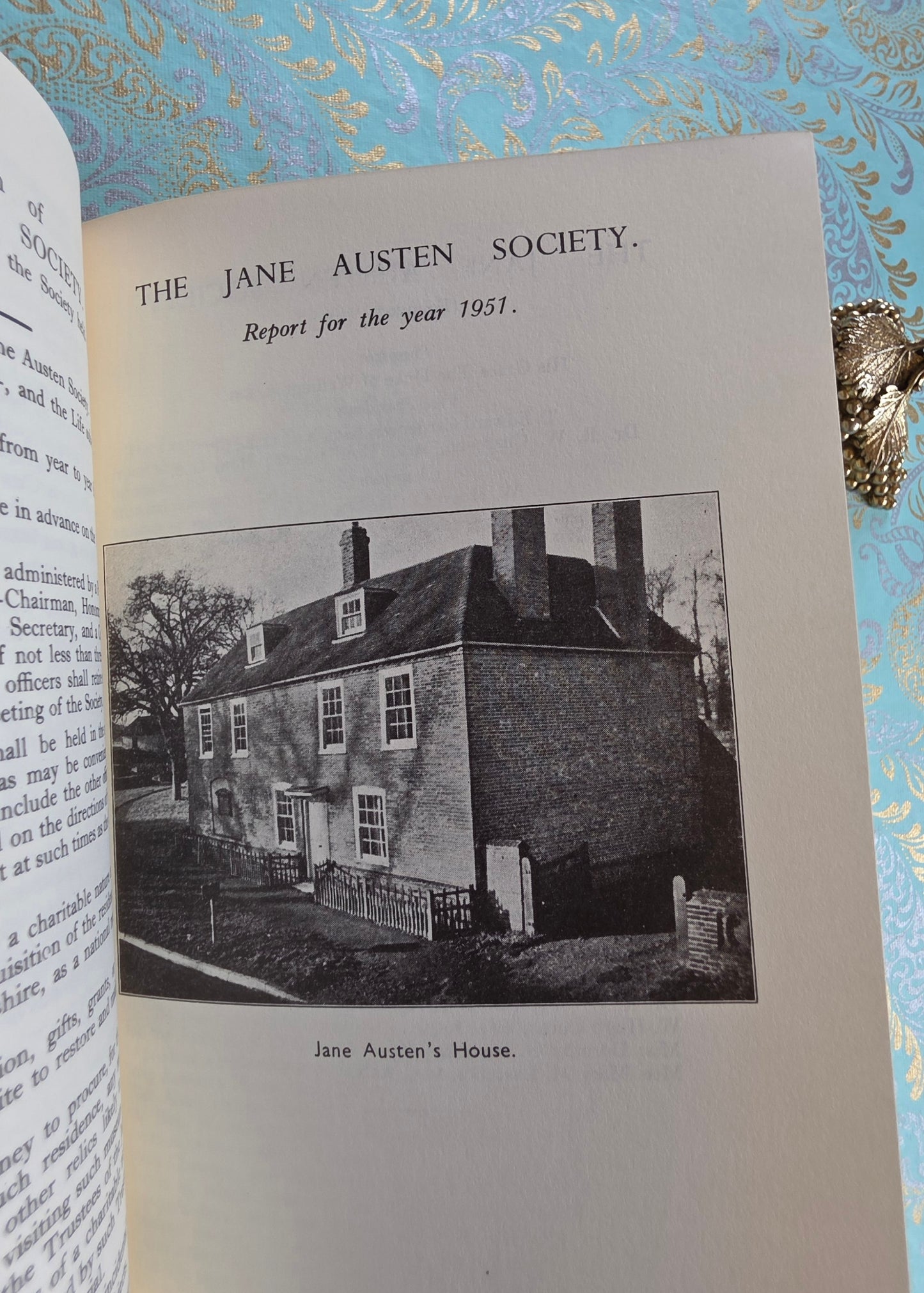 1949-1965 Collected Reports of the Jane Austen Society - Vintage Illustrated Book