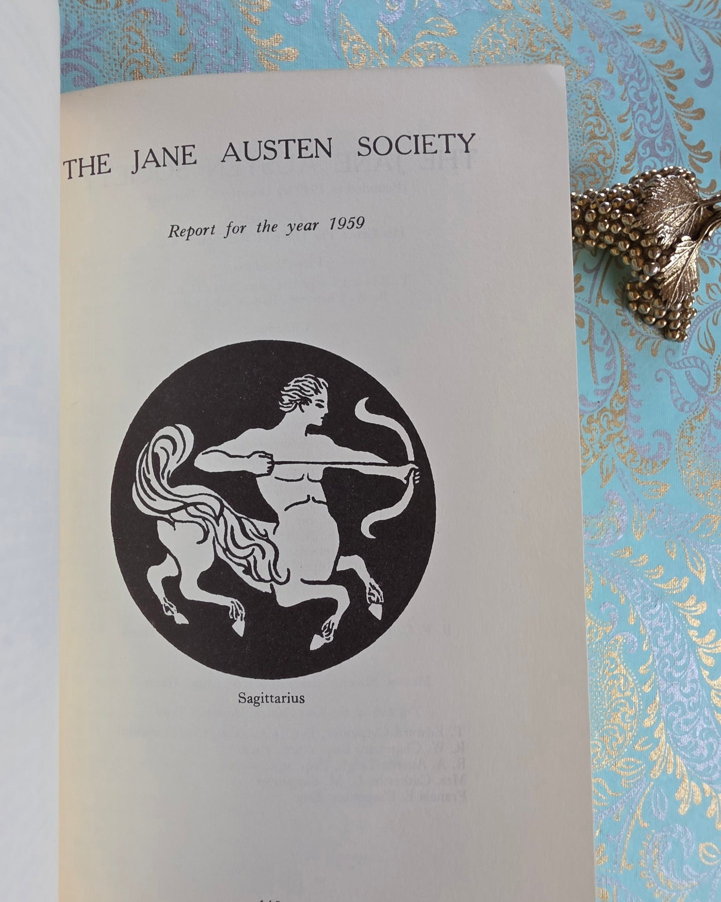 1949-1965 Collected Reports of the Jane Austen Society - Vintage Illustrated Book