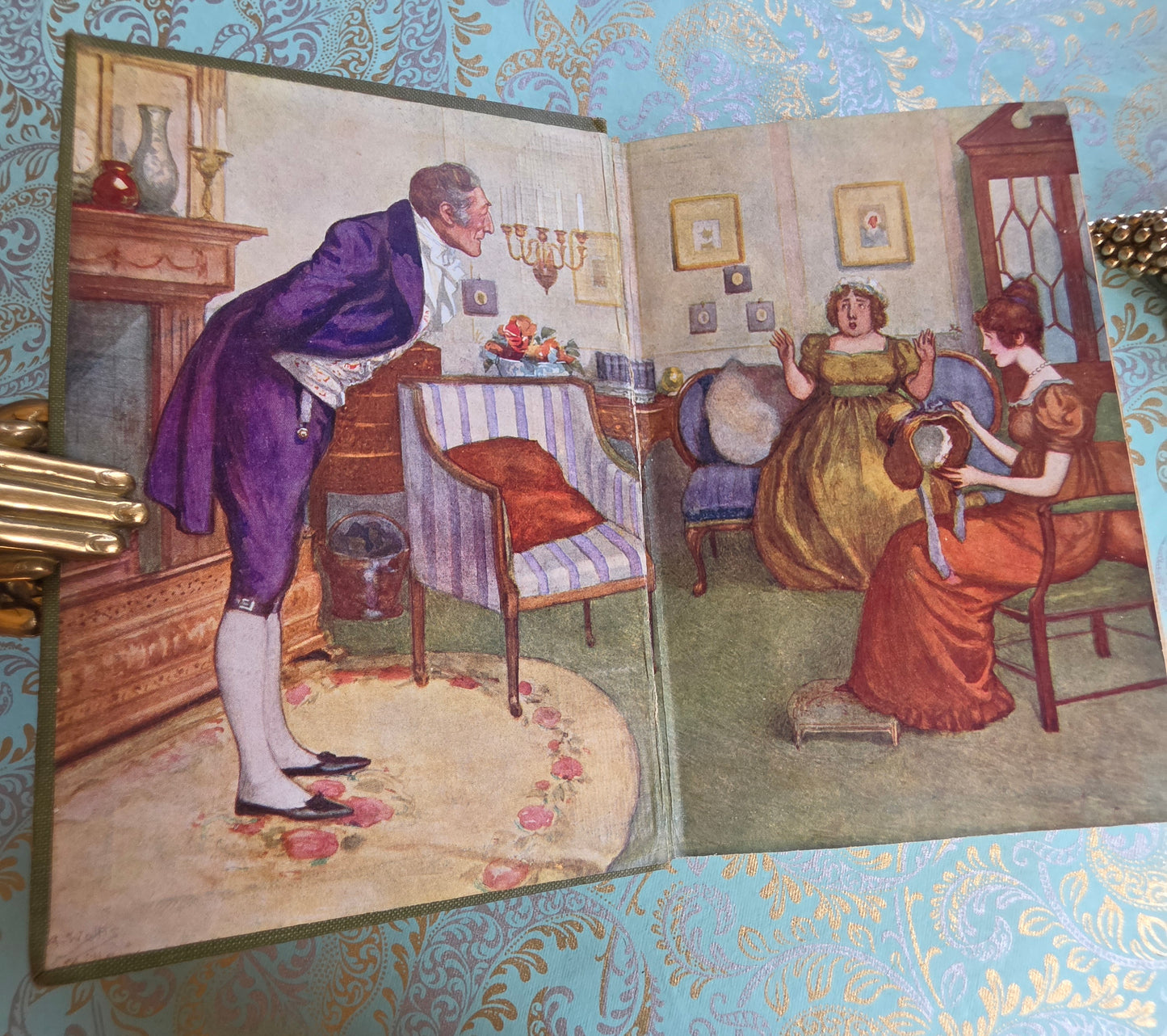 1910 Northanger Abbey by Jane Austen - Illustrated Antique Book