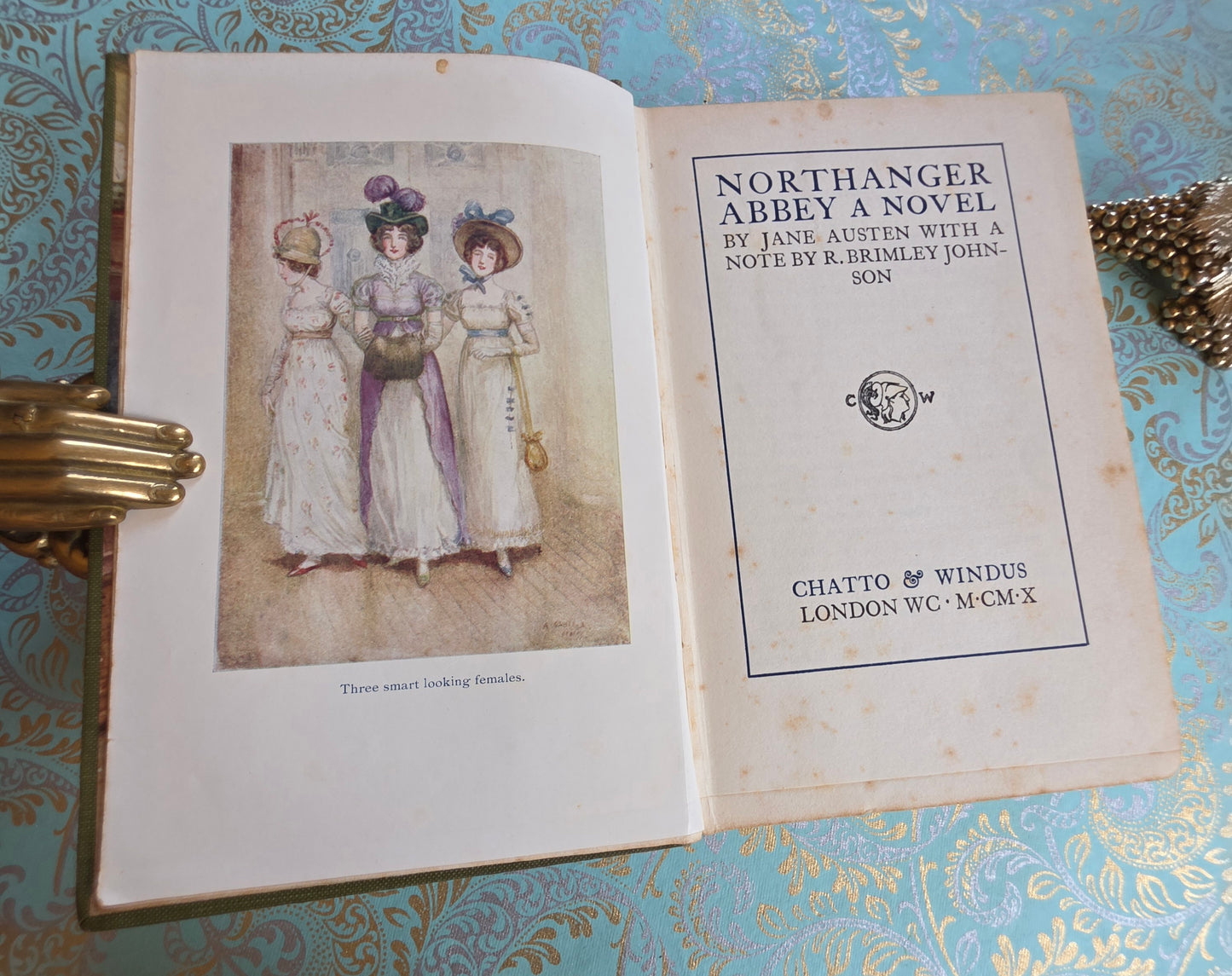 1910 Northanger Abbey by Jane Austen - Illustrated Antique Book