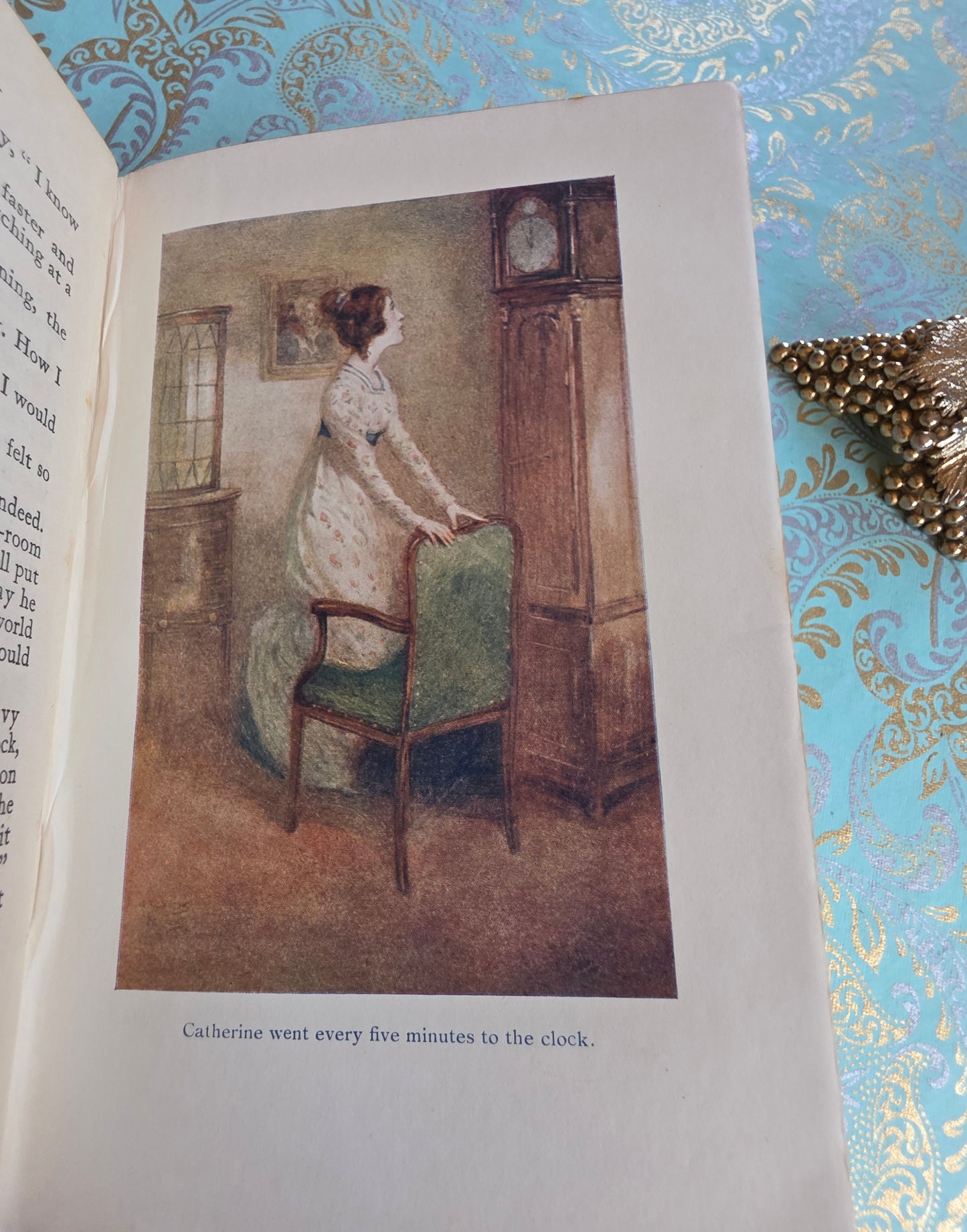 1910 Northanger Abbey by Jane Austen - Illustrated Antique Book