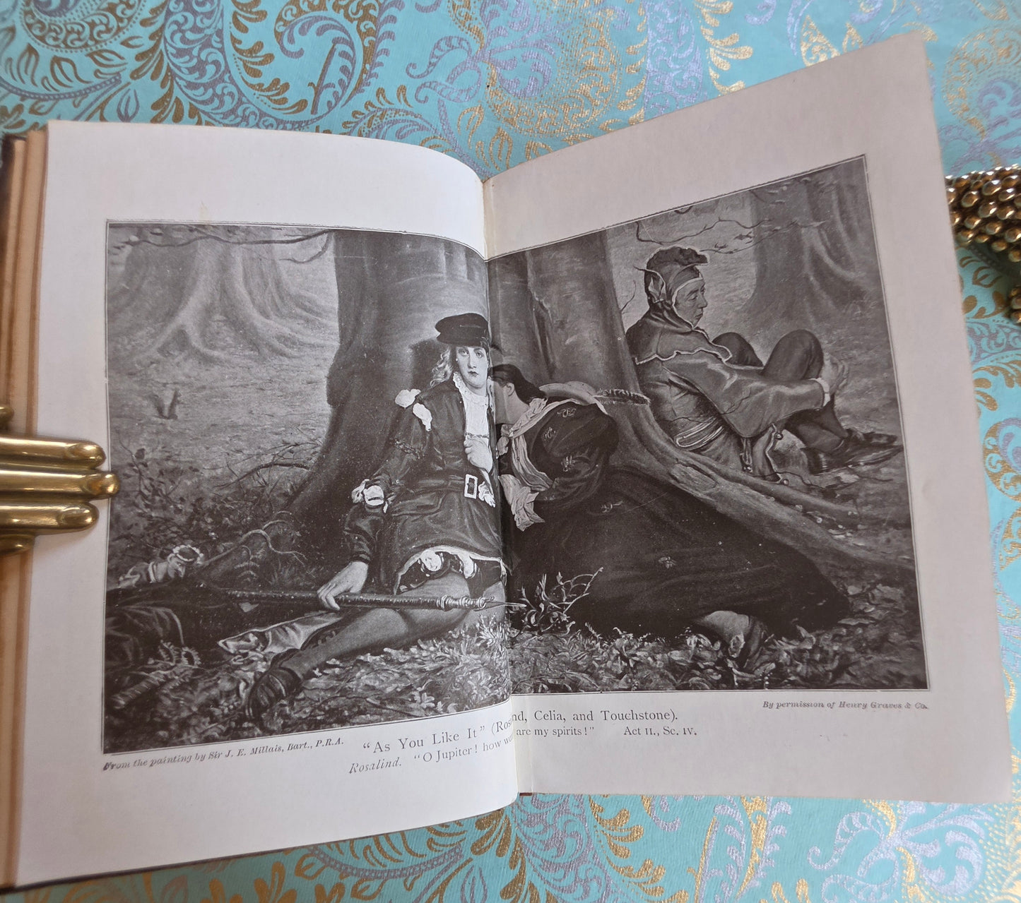c1928 Shakespearean Comedies - Vintage Leather Bound Pocket-Sized Book