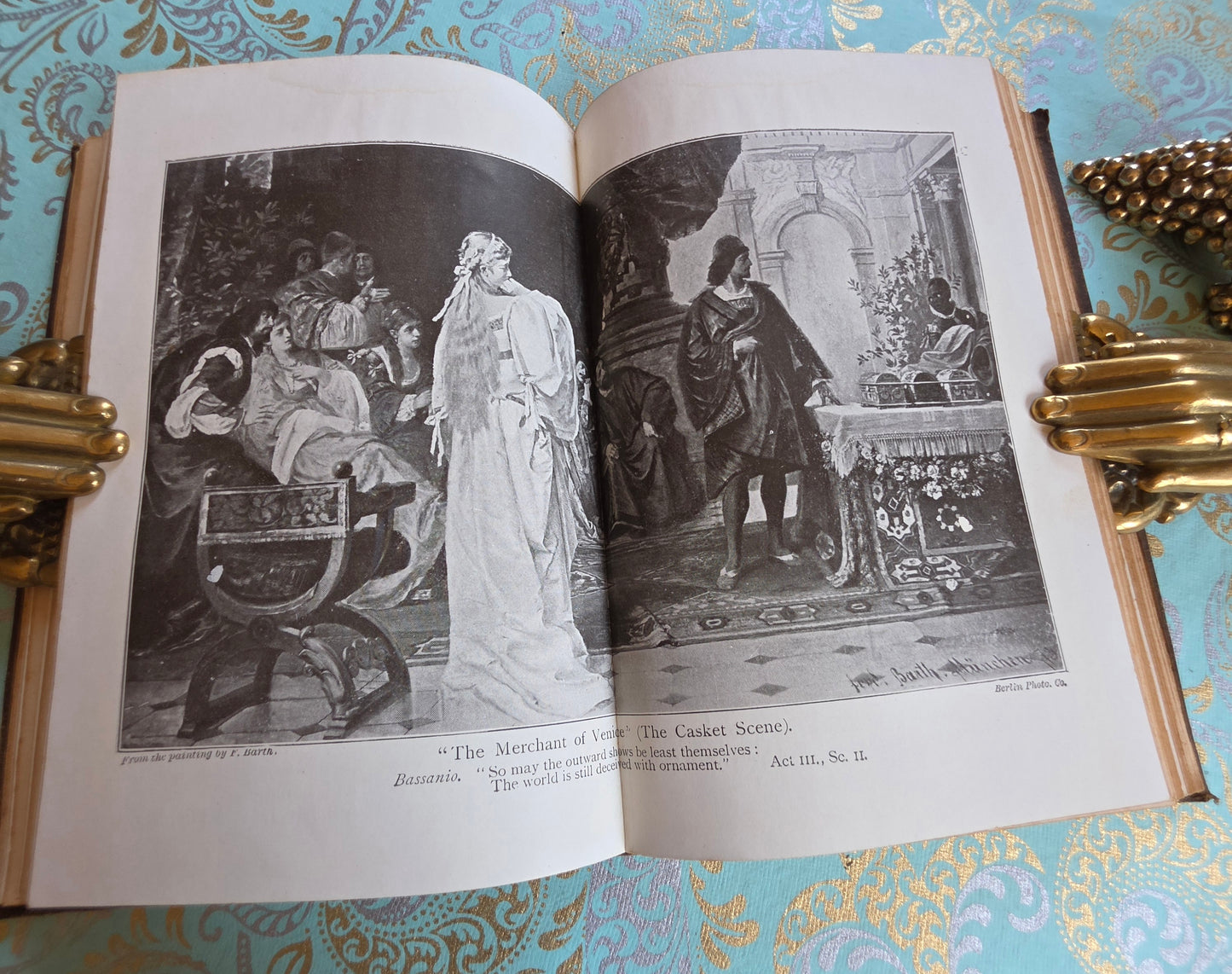 c1928 Shakespearean Comedies - Vintage Leather Bound Pocket-Sized Book