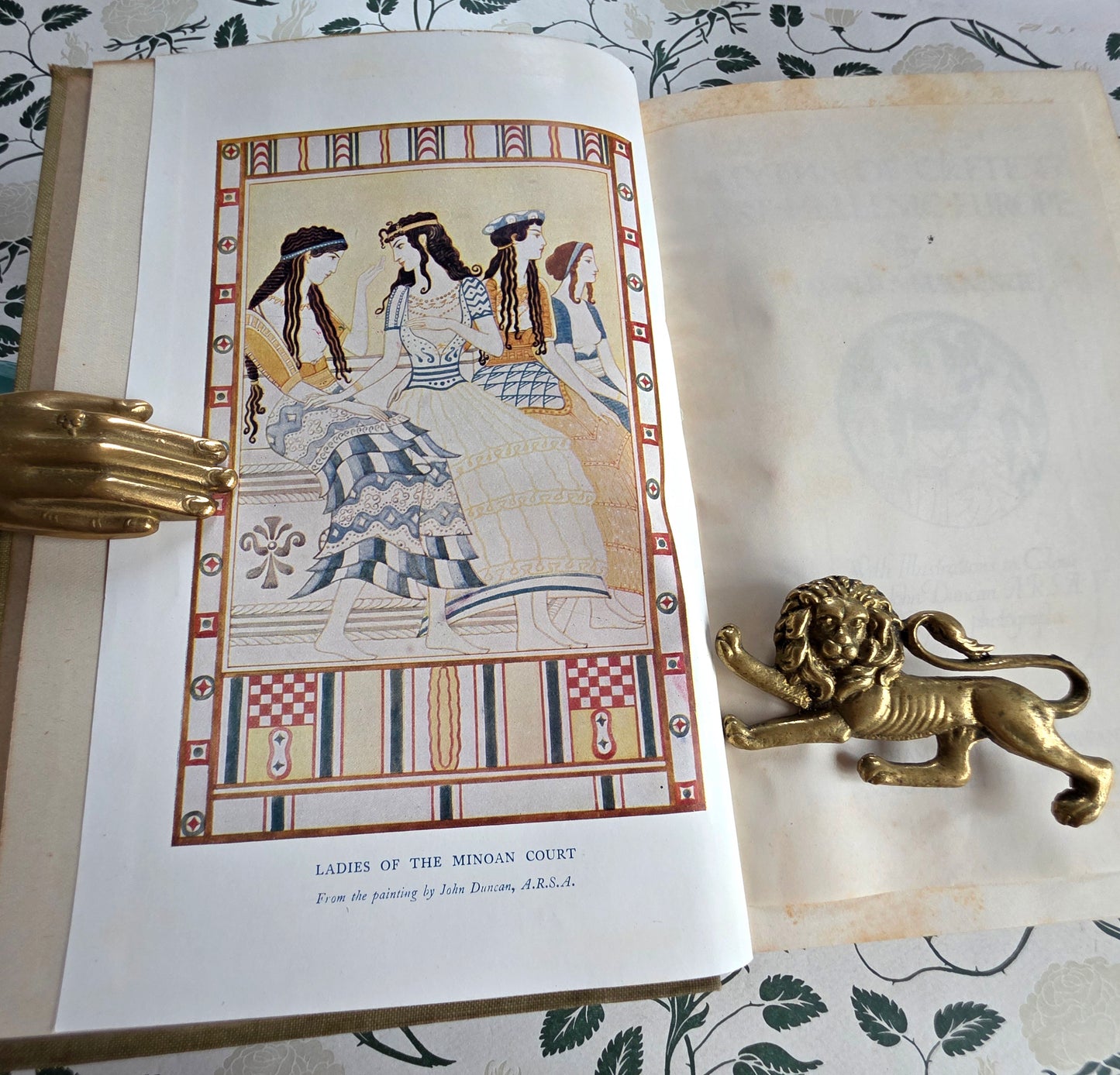 1920 Myths of Crete & Pre-Hellenic Europe by Donald Mackenzie - Illustrated Antique Book