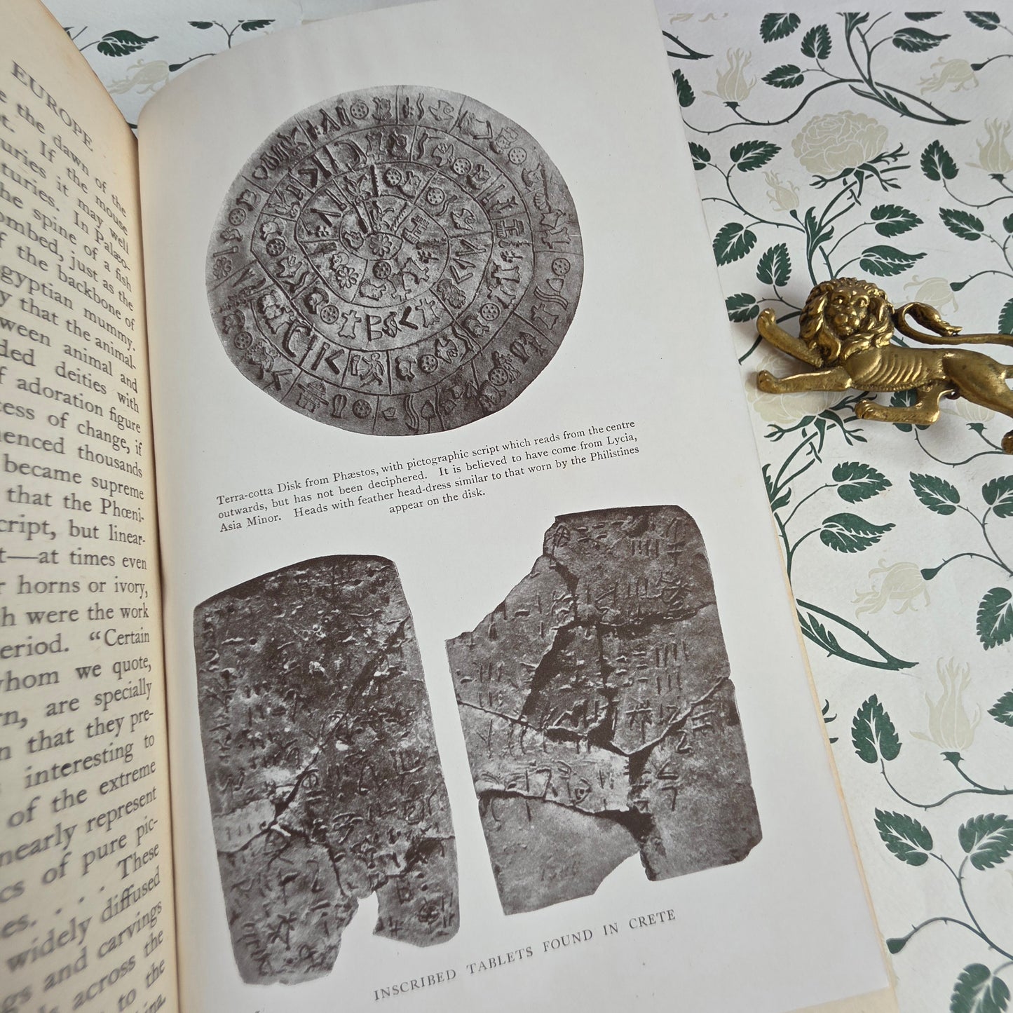 1920 Myths of Crete & Pre-Hellenic Europe by Donald Mackenzie - Illustrated Antique Book