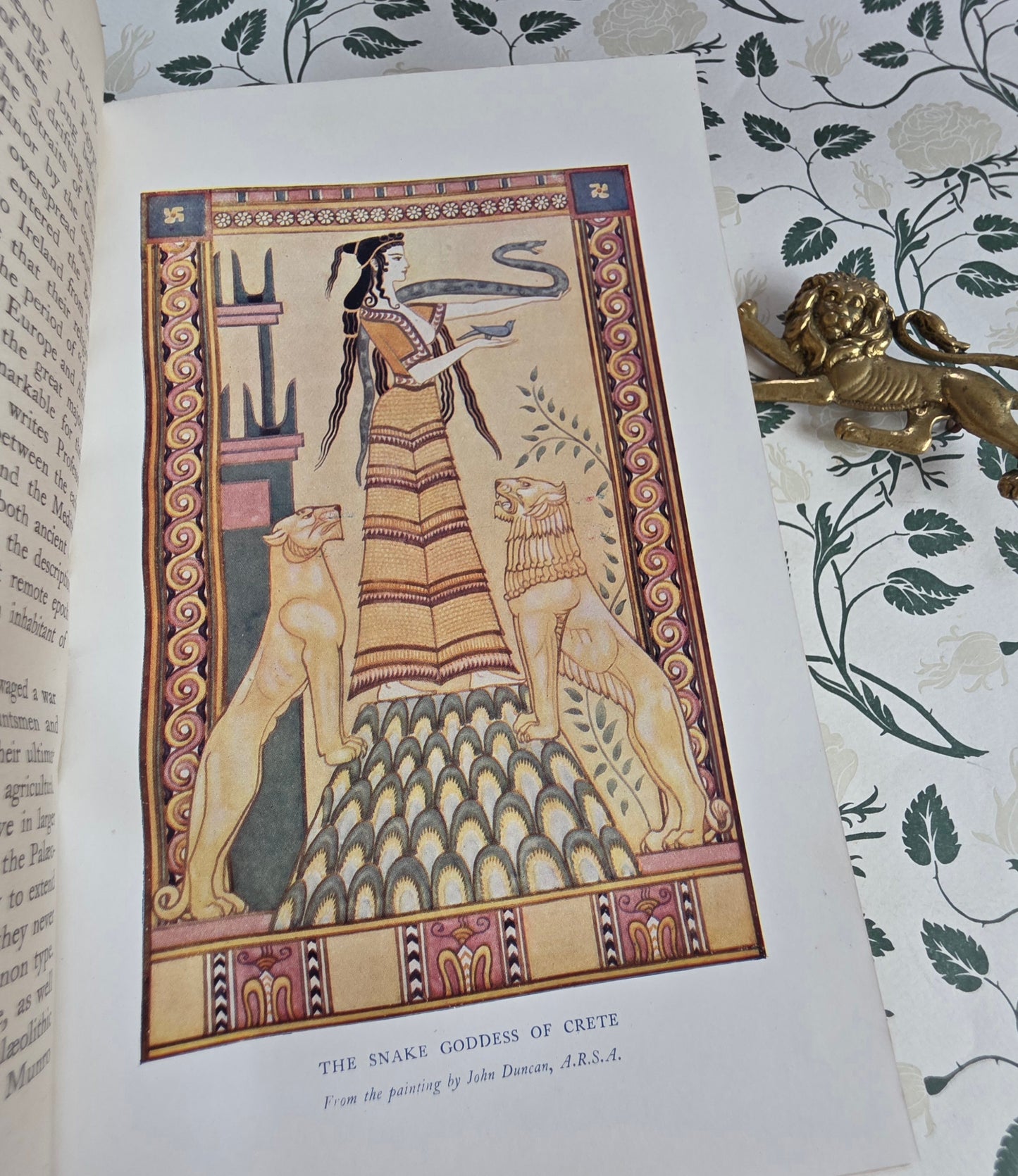 1920 Myths of Crete & Pre-Hellenic Europe by Donald Mackenzie - Illustrated Antique Book