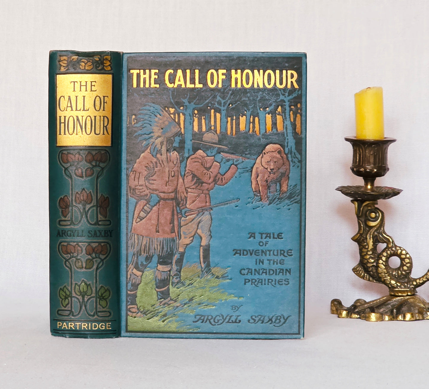 1910 The Call of Honour - A Tale of Adventure in the Canadian Prairies - Antique Illustrated Book