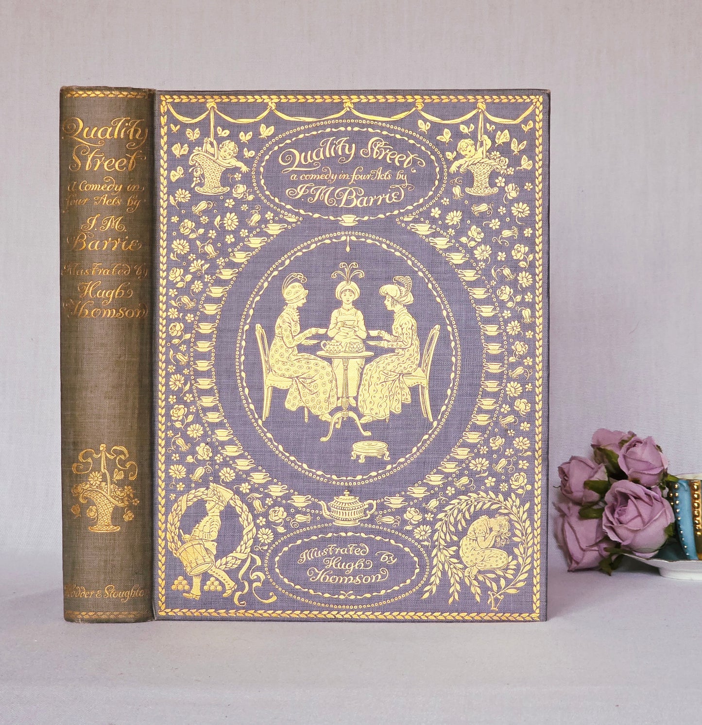 1913 Quality Street by JM Barrie - Illustrated Antique Book
