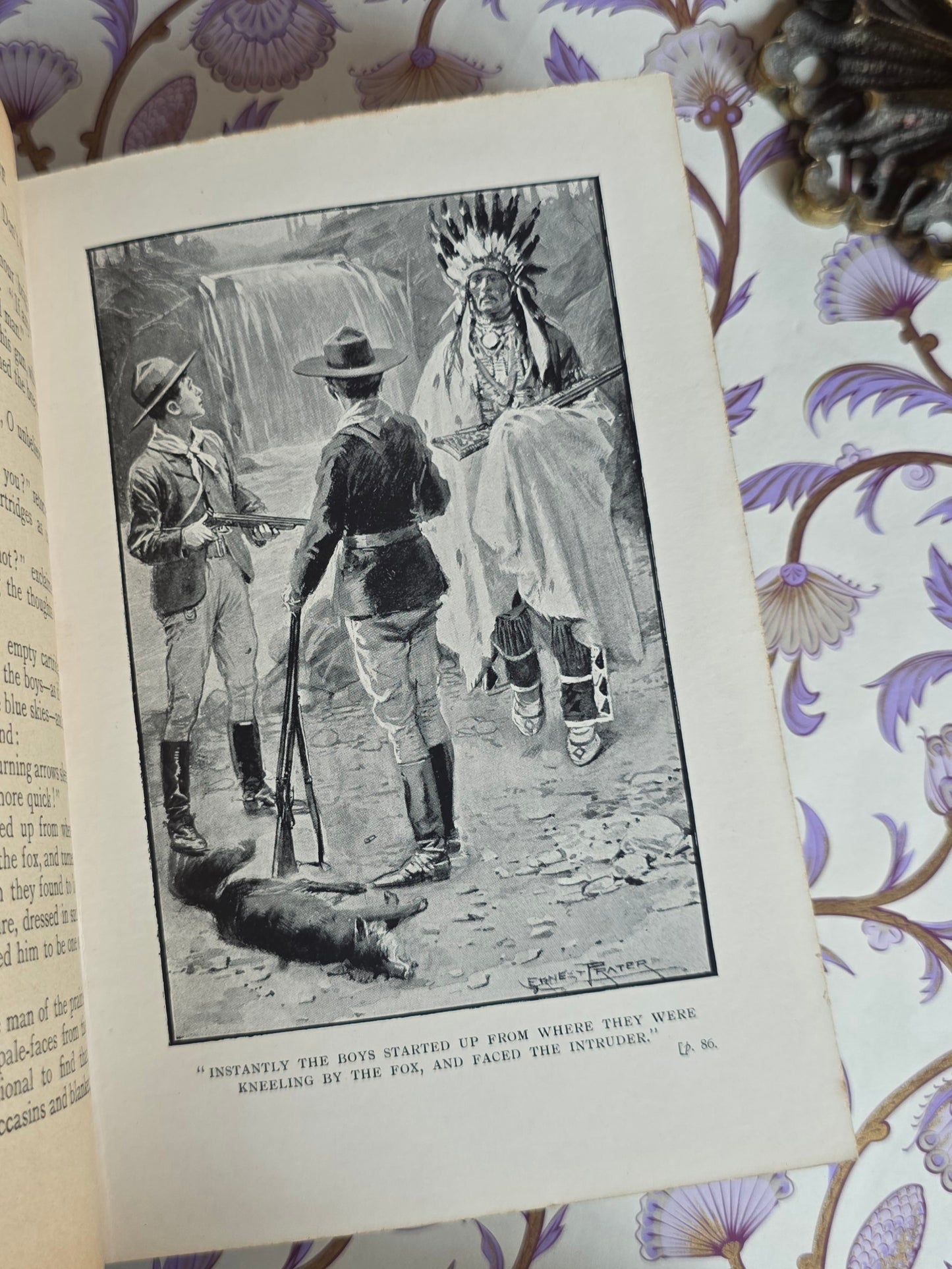 1910 The Call of Honour - A Tale of Adventure in the Canadian Prairies - Antique Illustrated Book