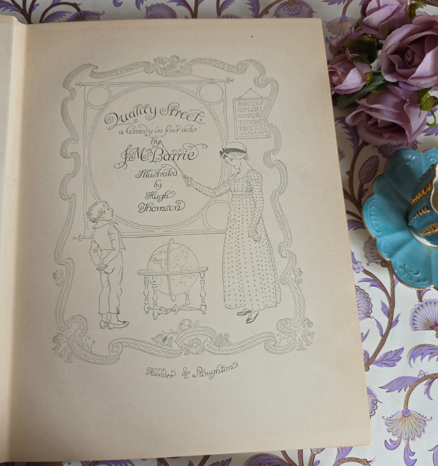 1913 Quality Street by JM Barrie - Illustrated Antique Book