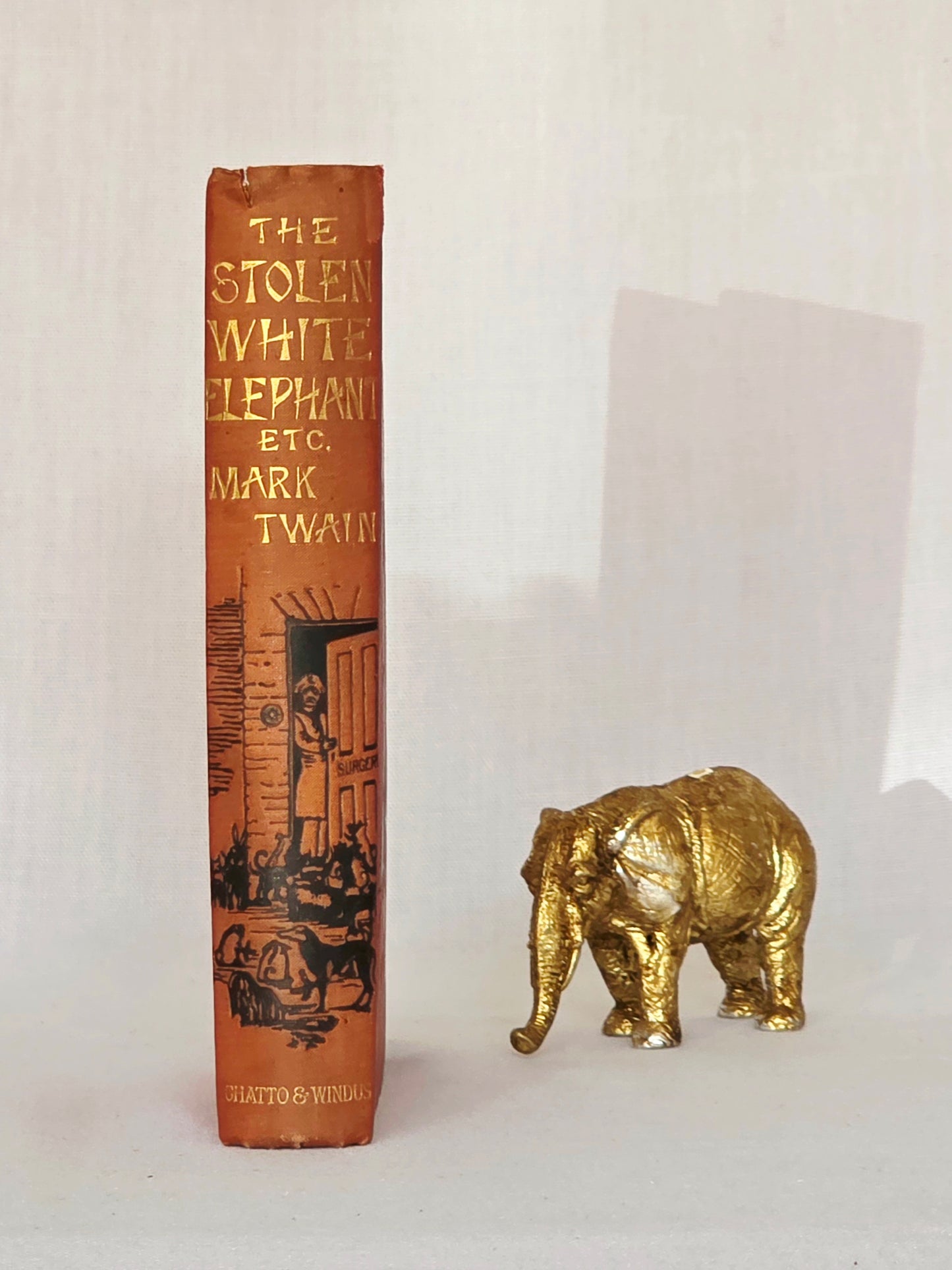 1883 The Stolen White Elephant by Mark Twain - Antique Book - Early Edition