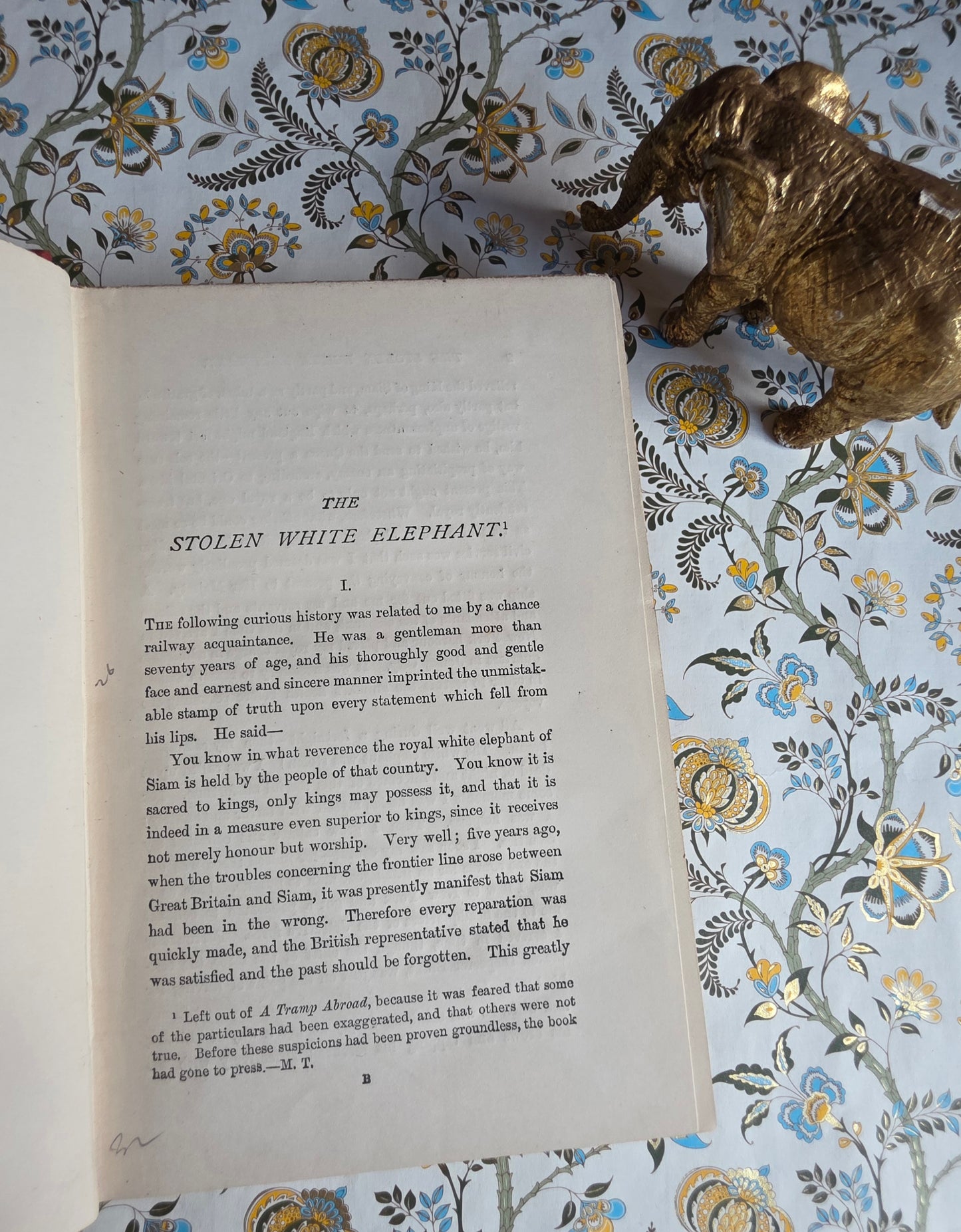 1883 The Stolen White Elephant by Mark Twain - Antique Book - Early Edition