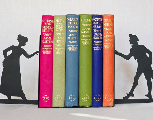 1950s Complete Set of The Novels of Jane Austen - Illustrated Vintage Books