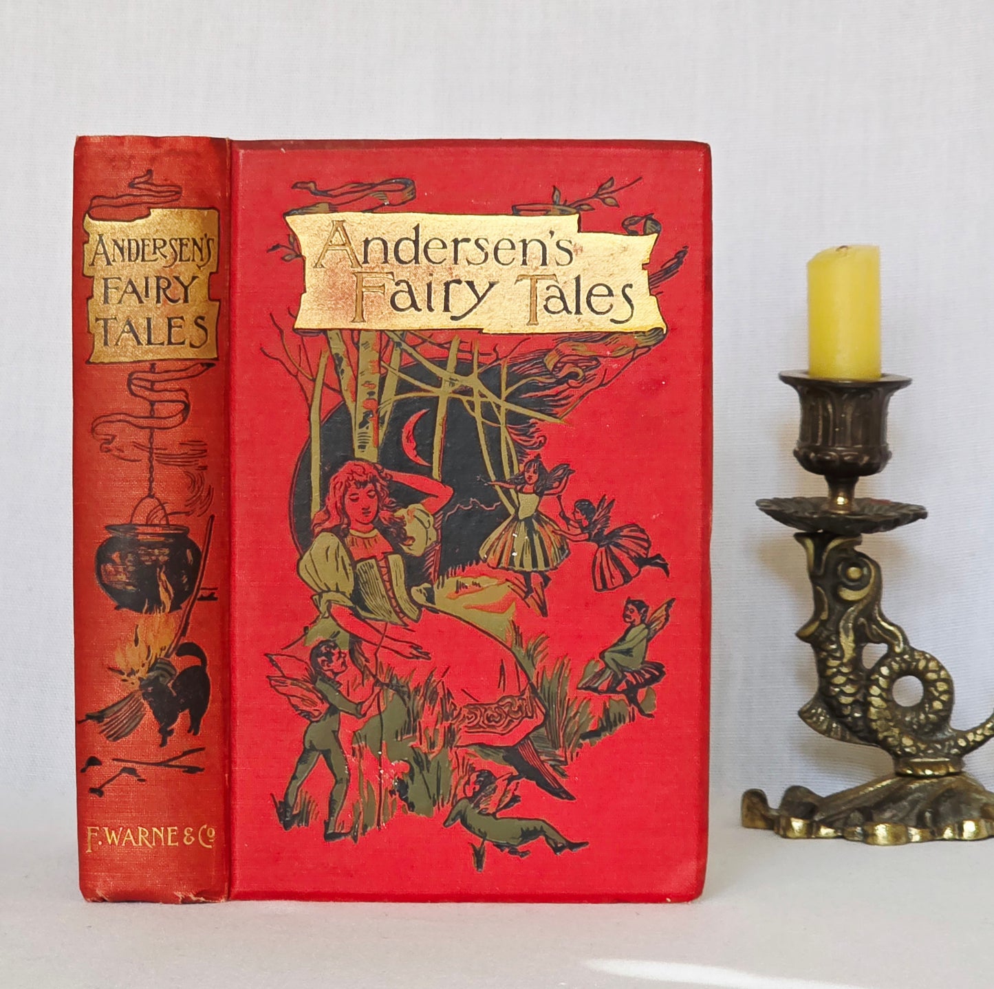 c1915 Hans Andersen's Fairy Tales - Illustrated Antique Book