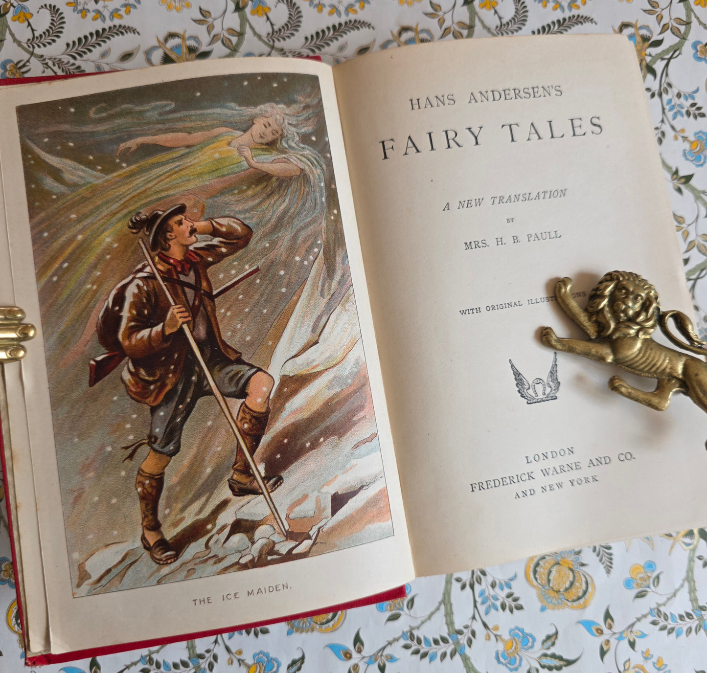 c1915 Hans Andersen's Fairy Tales - Illustrated Antique Book