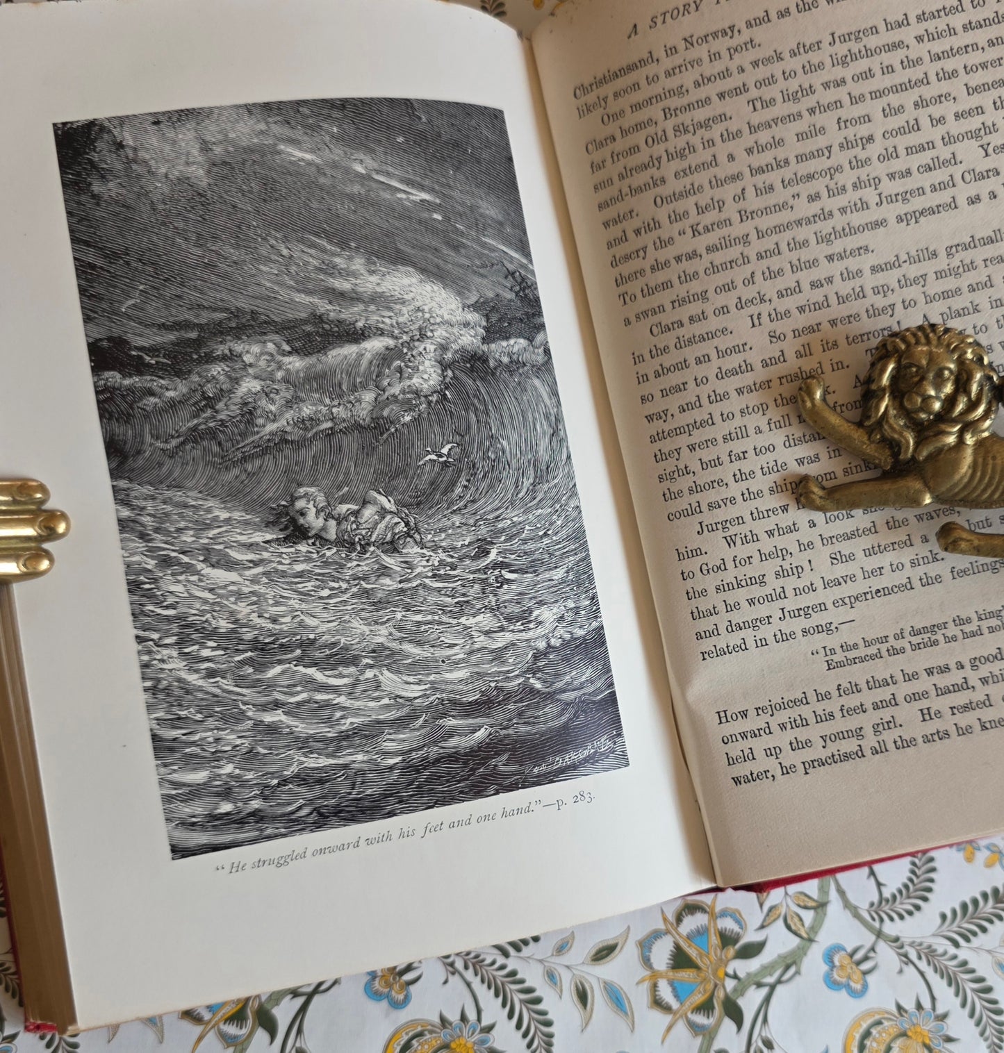c1915 Hans Andersen's Fairy Tales - Illustrated Antique Book