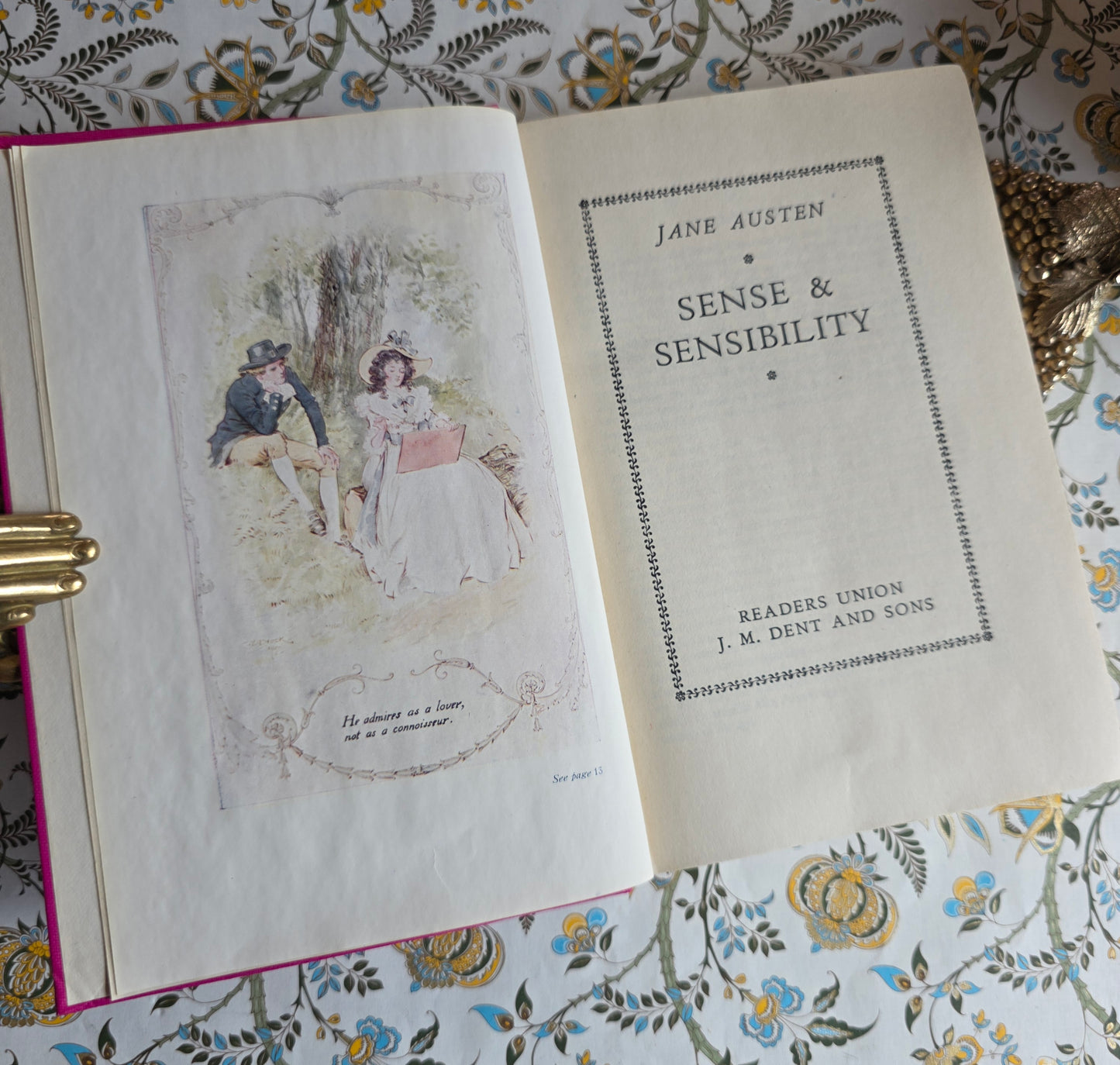 1950s Complete Set of The Novels of Jane Austen - Illustrated Vintage Books