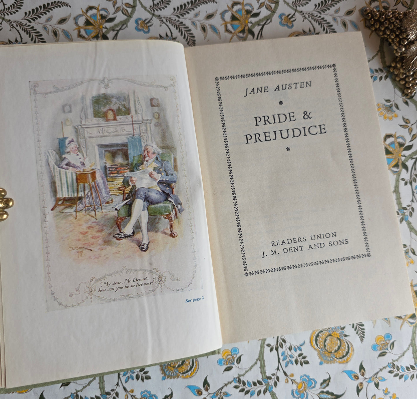 1950s Complete Set of The Novels of Jane Austen - Illustrated Vintage Books