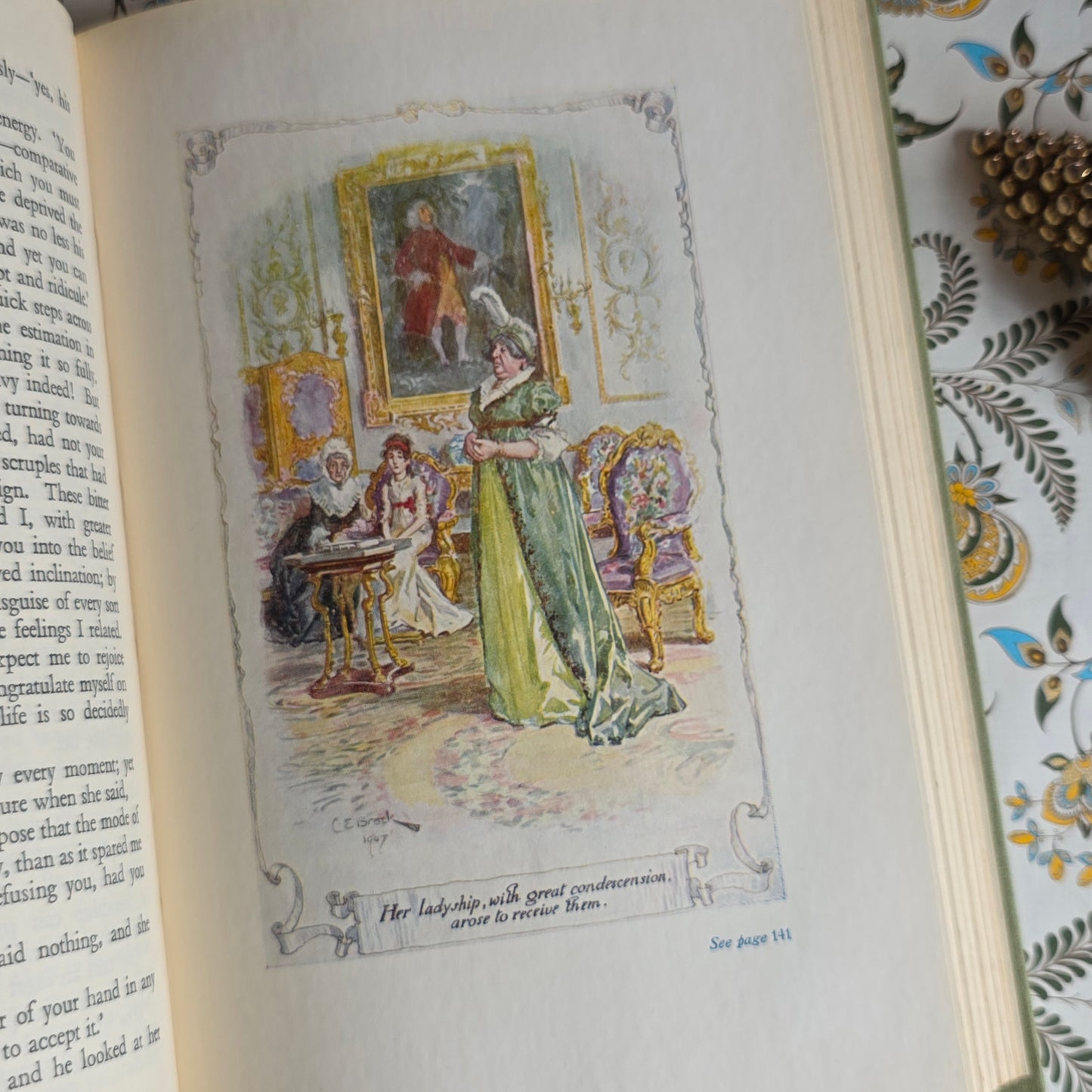 1950s Complete Set of The Novels of Jane Austen - Illustrated Vintage Books