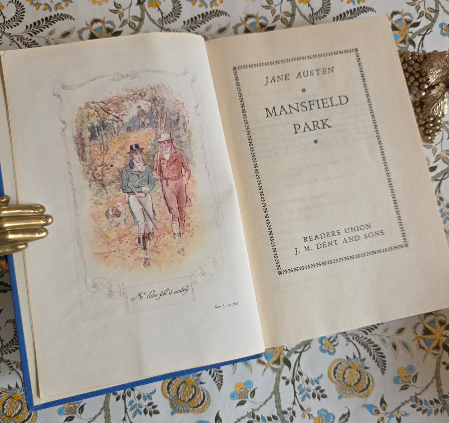 1950s Complete Set of The Novels of Jane Austen - Illustrated Vintage Books
