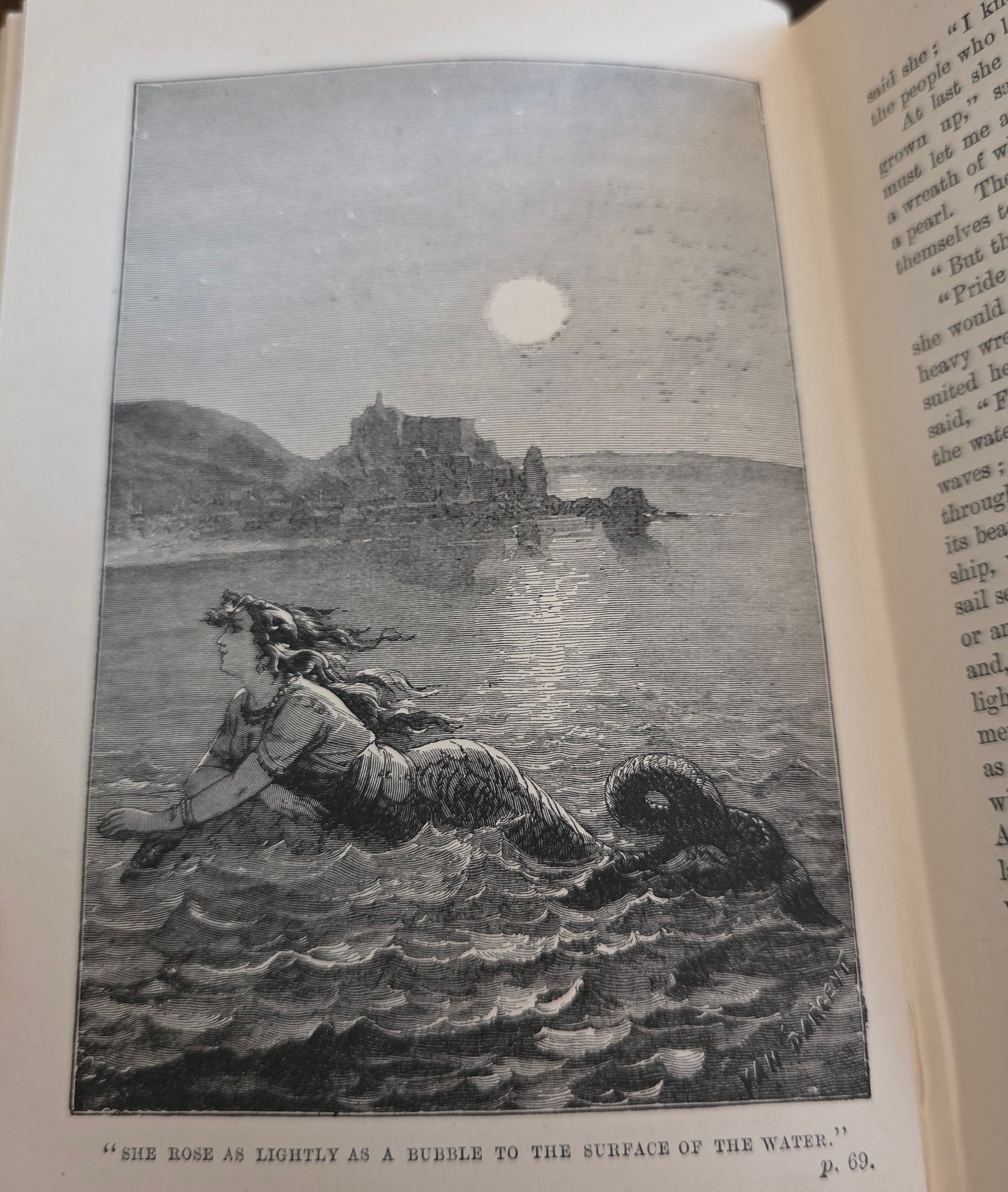 c1915 Hans Andersen's Fairy Tales - Illustrated Antique Book