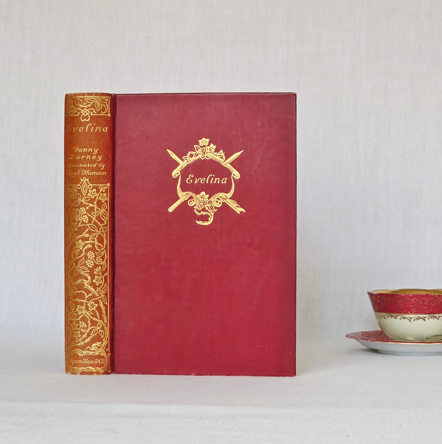 1925 Evelina by Fanny Burney - Illustrated Antique Book