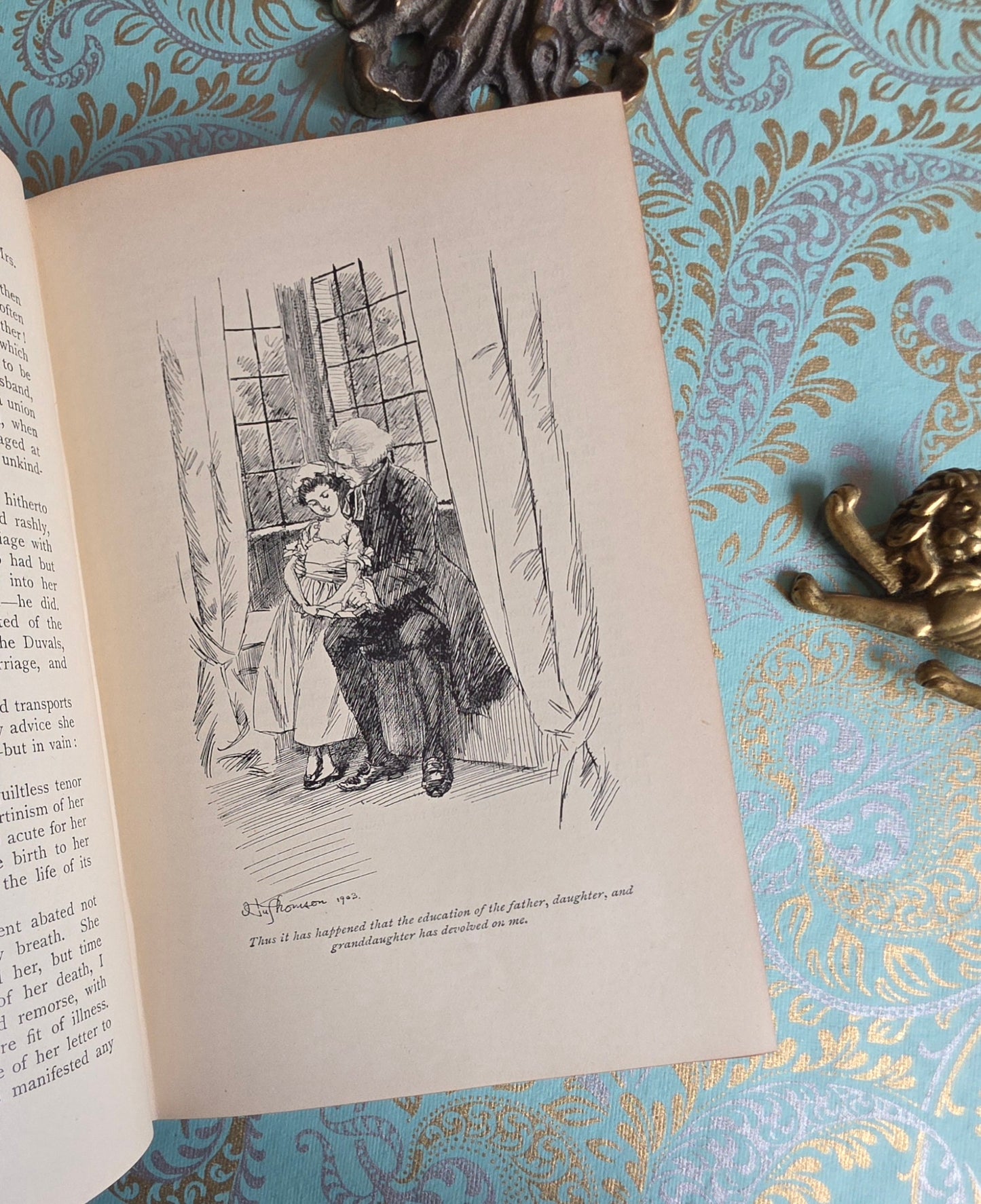 1925 Evelina by Fanny Burney - Illustrated Antique Book