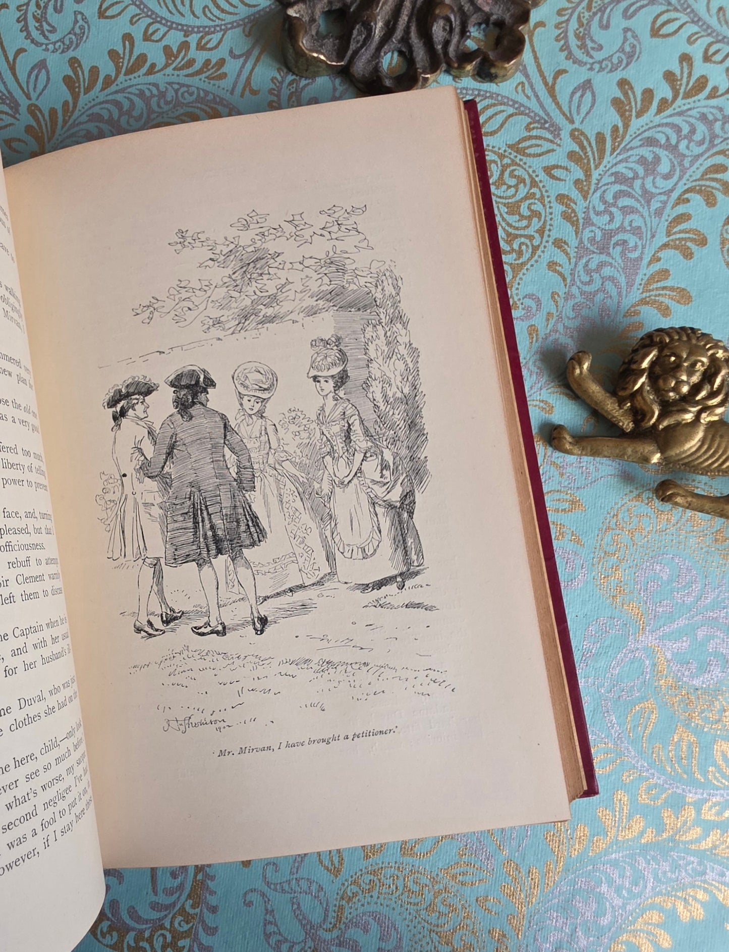 1925 Evelina by Fanny Burney - Illustrated Antique Book
