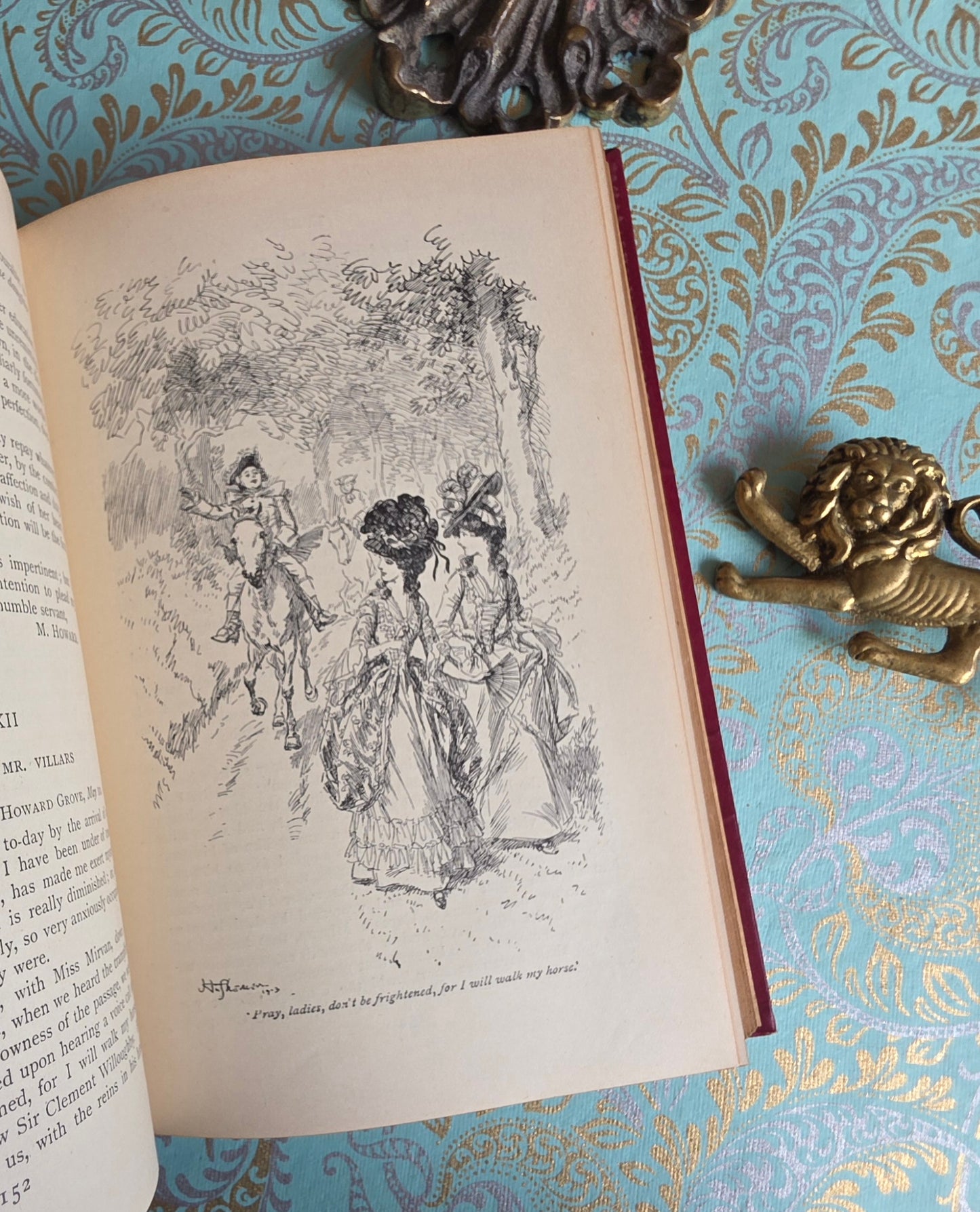 1925 Evelina by Fanny Burney - Illustrated Antique Book