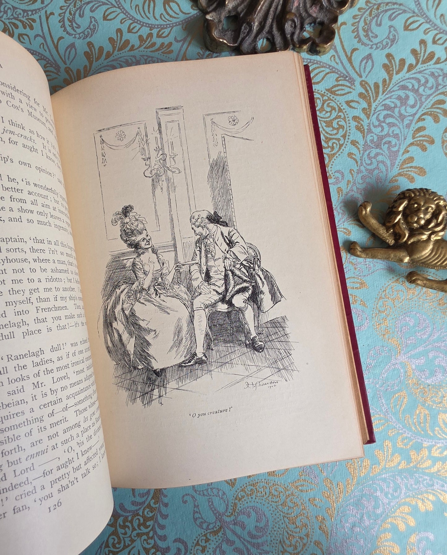 1925 Evelina by Fanny Burney - Illustrated Antique Book