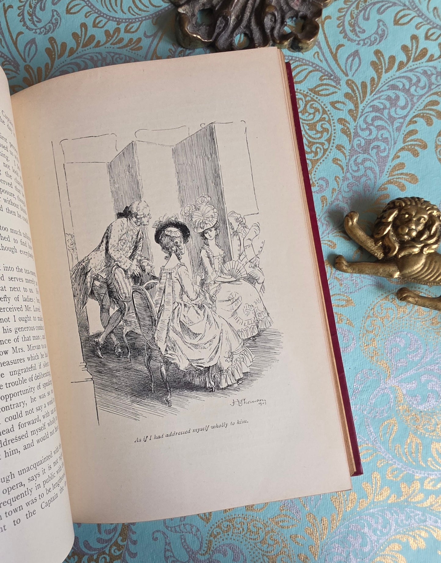 1925 Evelina by Fanny Burney - Illustrated Antique Book