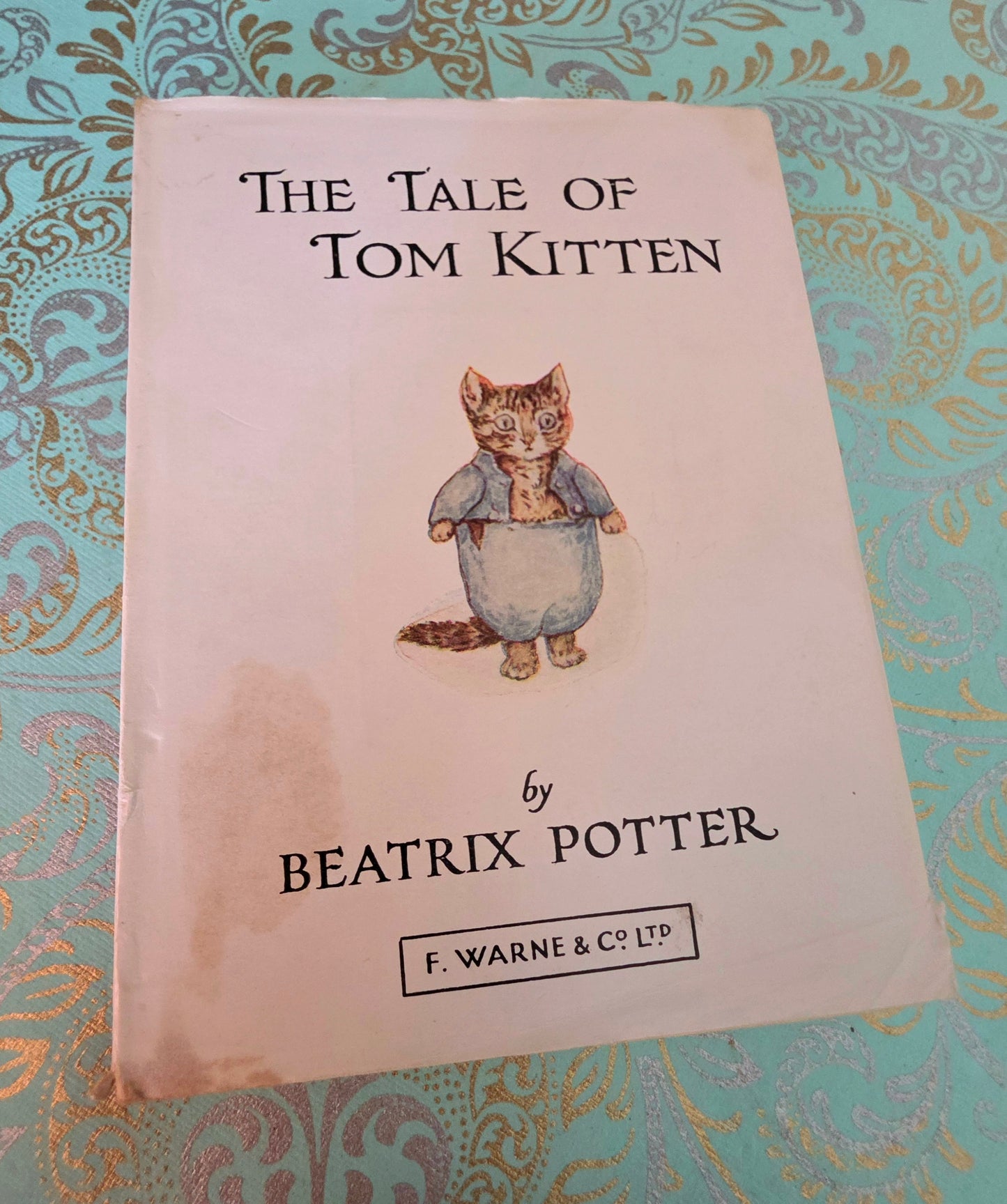 1960s Peter Rabbit's Bookshelf - Complete Set of Vintage Books Plus Original Shelf