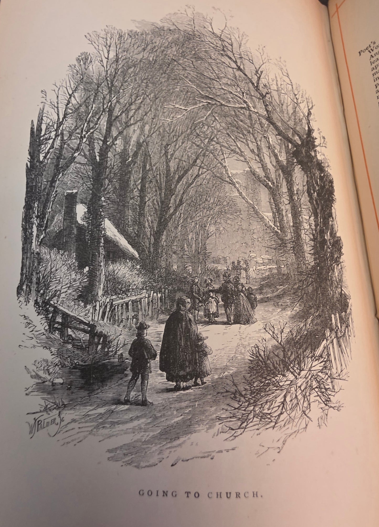 1880s The Poetical Works of Wordsworth / Lansdowne Poets / Beautiful Victorian Antique Book / Richly Illustrated