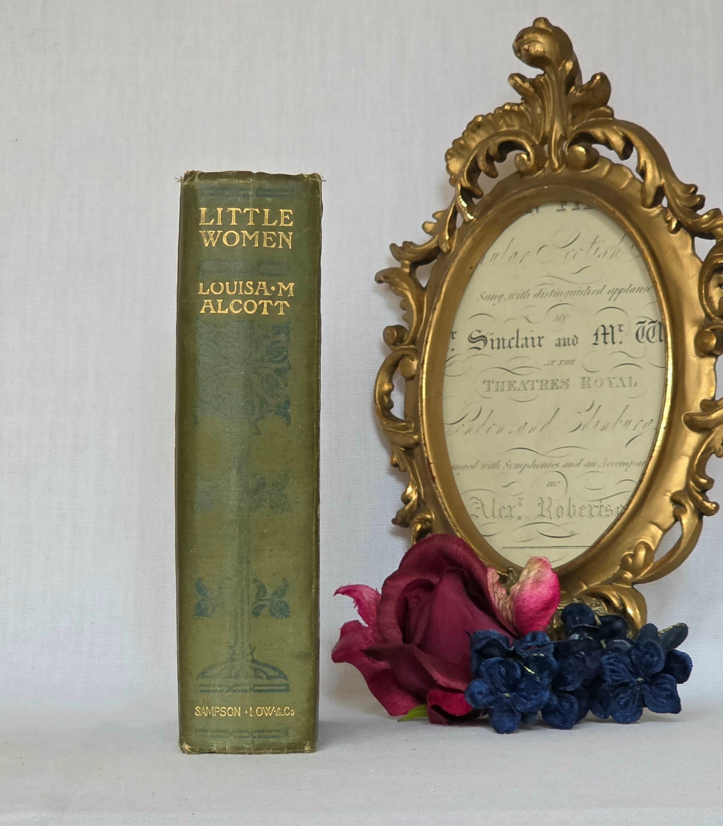 c1900 Little Women or Meg, Jo, Beth and Amy by Louisa May Alcott - Illustrated Antique Book