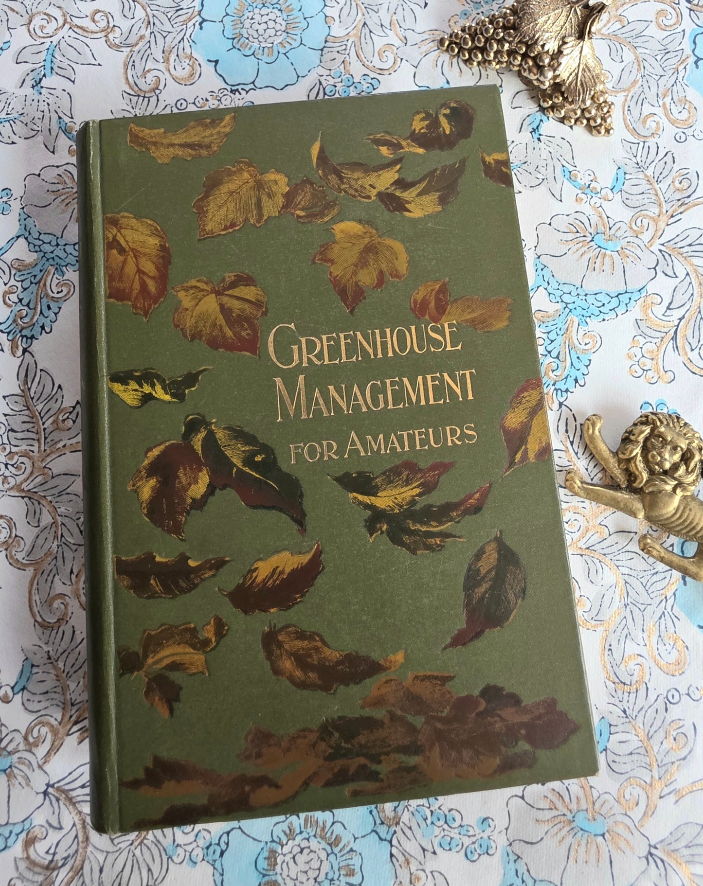 1900 Greenhouse Management For Amateurs by WJ May - Illustrated Antique Book