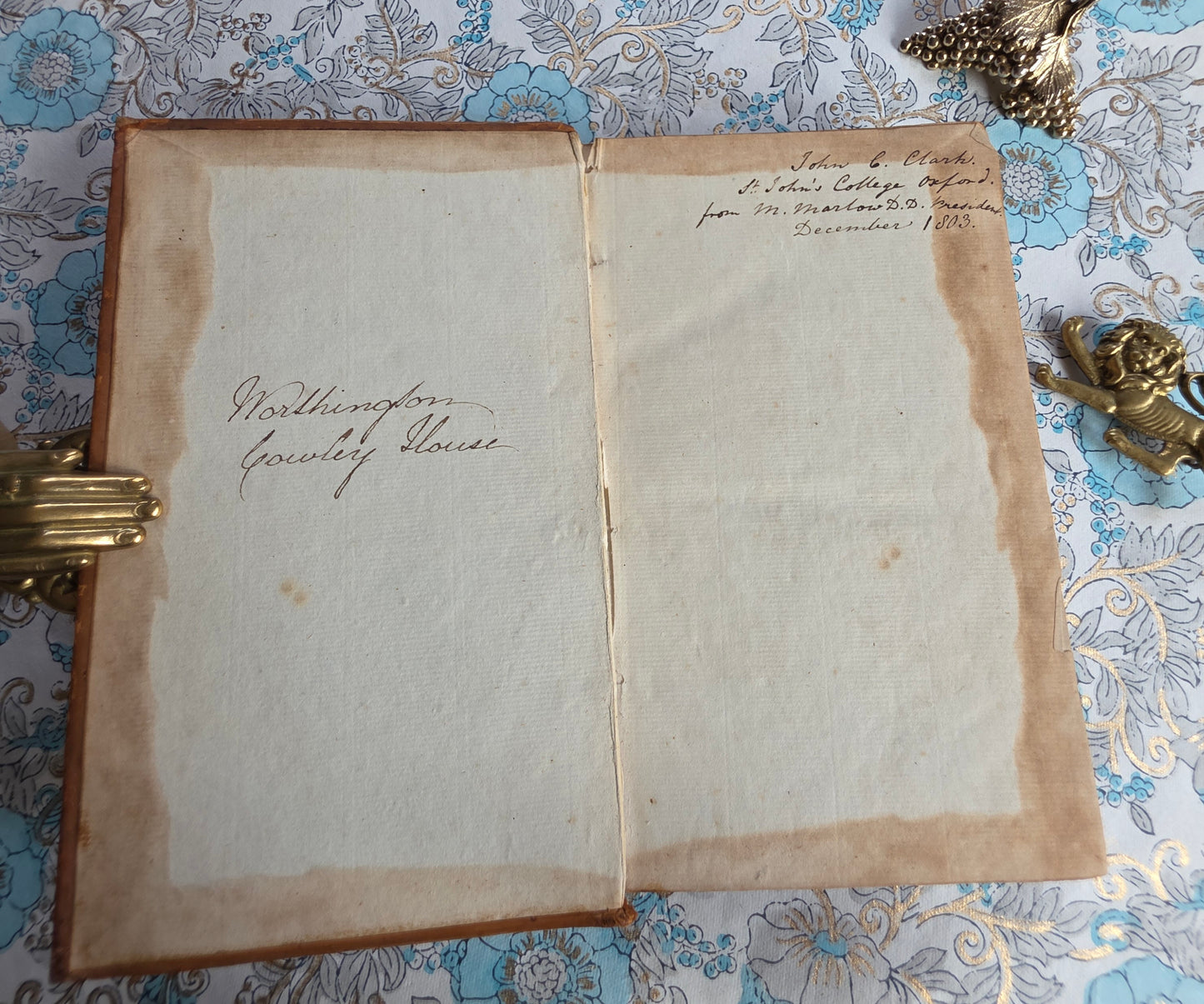 1803 Natural Theology by William Paley - Early Edition, Antique Book