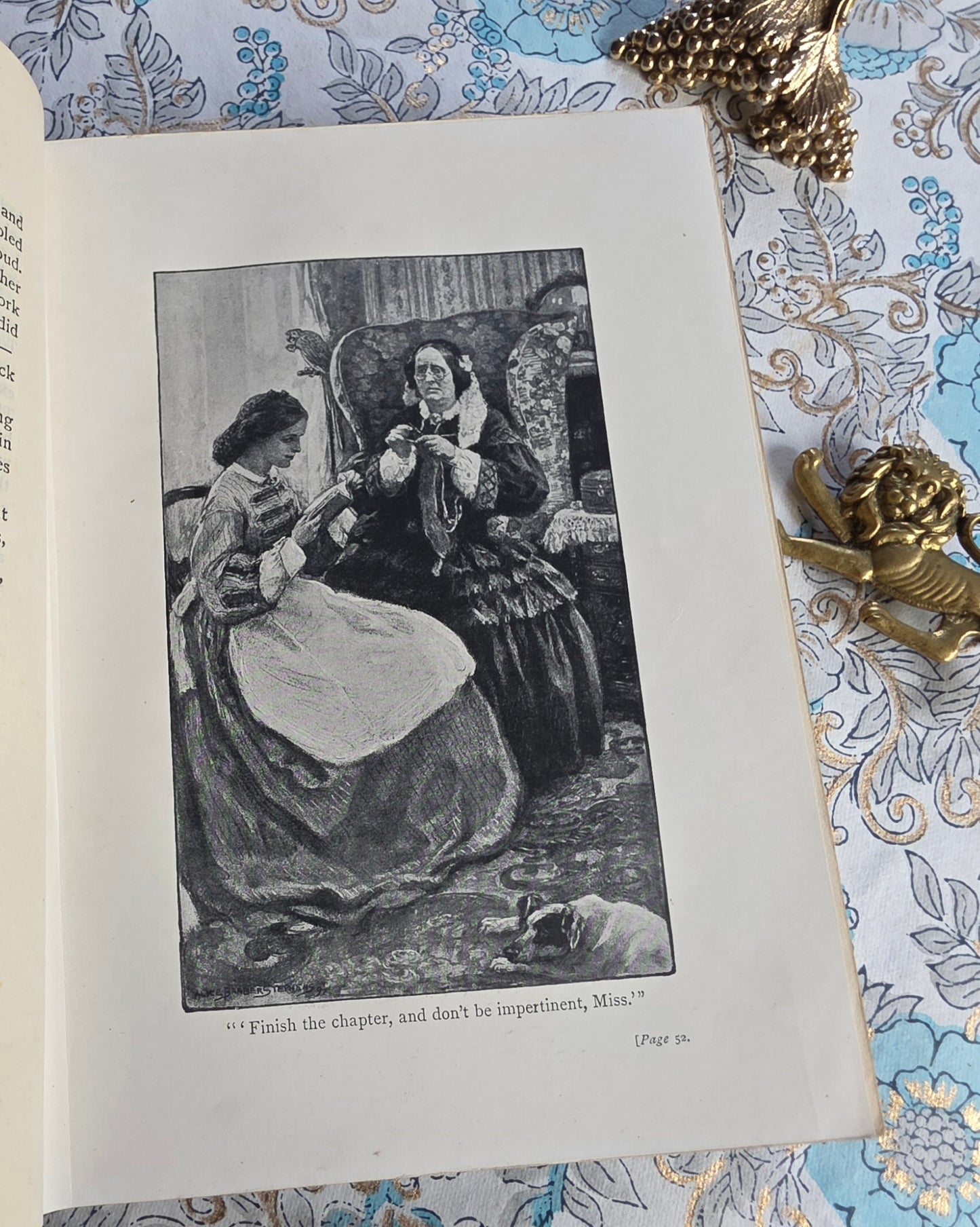 c1900 Little Women or Meg, Jo, Beth and Amy by Louisa May Alcott - Illustrated Antique Book