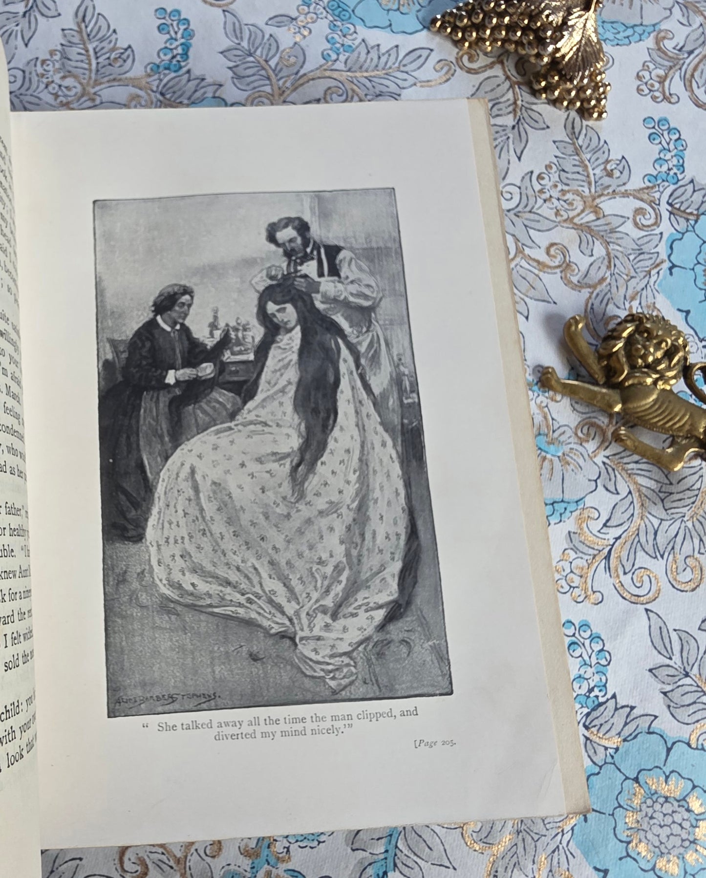 c1900 Little Women or Meg, Jo, Beth and Amy by Louisa May Alcott - Illustrated Antique Book