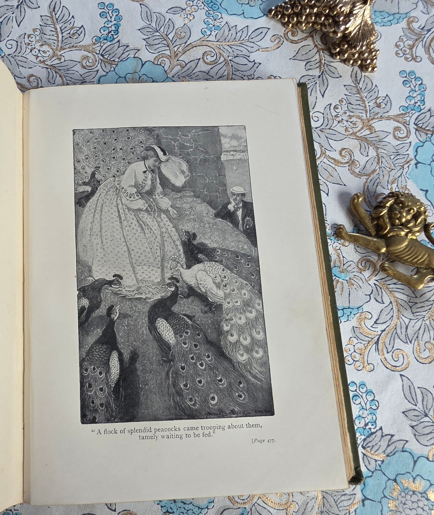 c1900 Little Women or Meg, Jo, Beth and Amy by Louisa May Alcott - Illustrated Antique Book