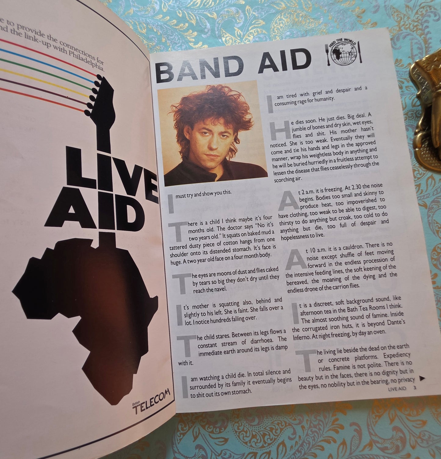 1985 Live Aid Souvenir Programme - Excellent Condition
