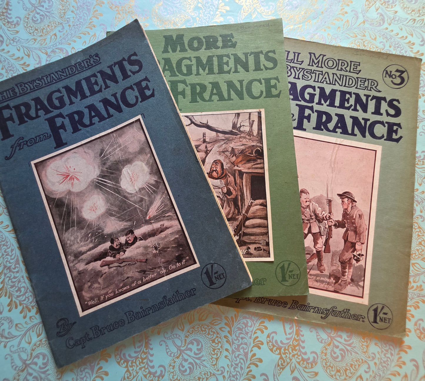 1916-1917 The Bystander's Fragments From France - Wartime Cartoon Humour