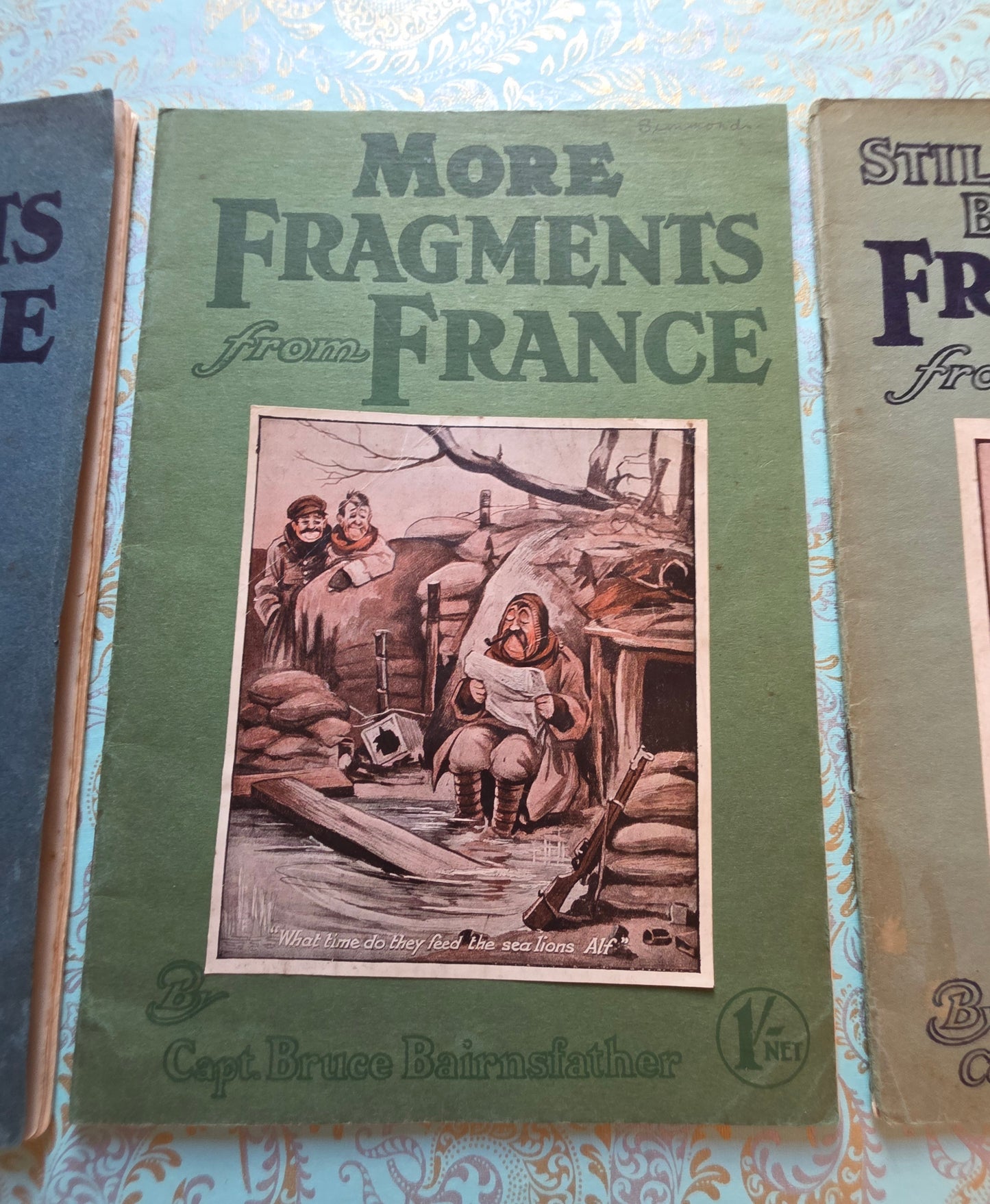 1916-1917 The Bystander's Fragments From France - Wartime Cartoon Humour