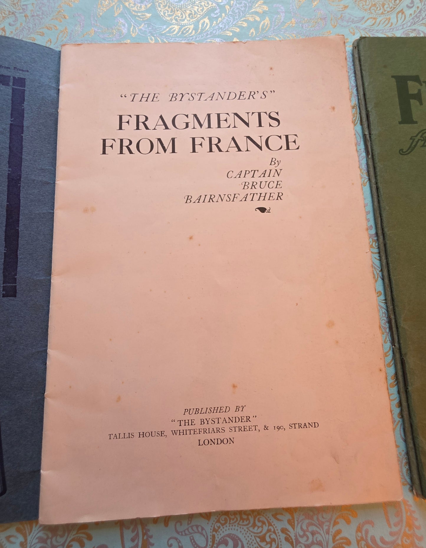 1916-1917 The Bystander's Fragments From France - Wartime Cartoon Humour